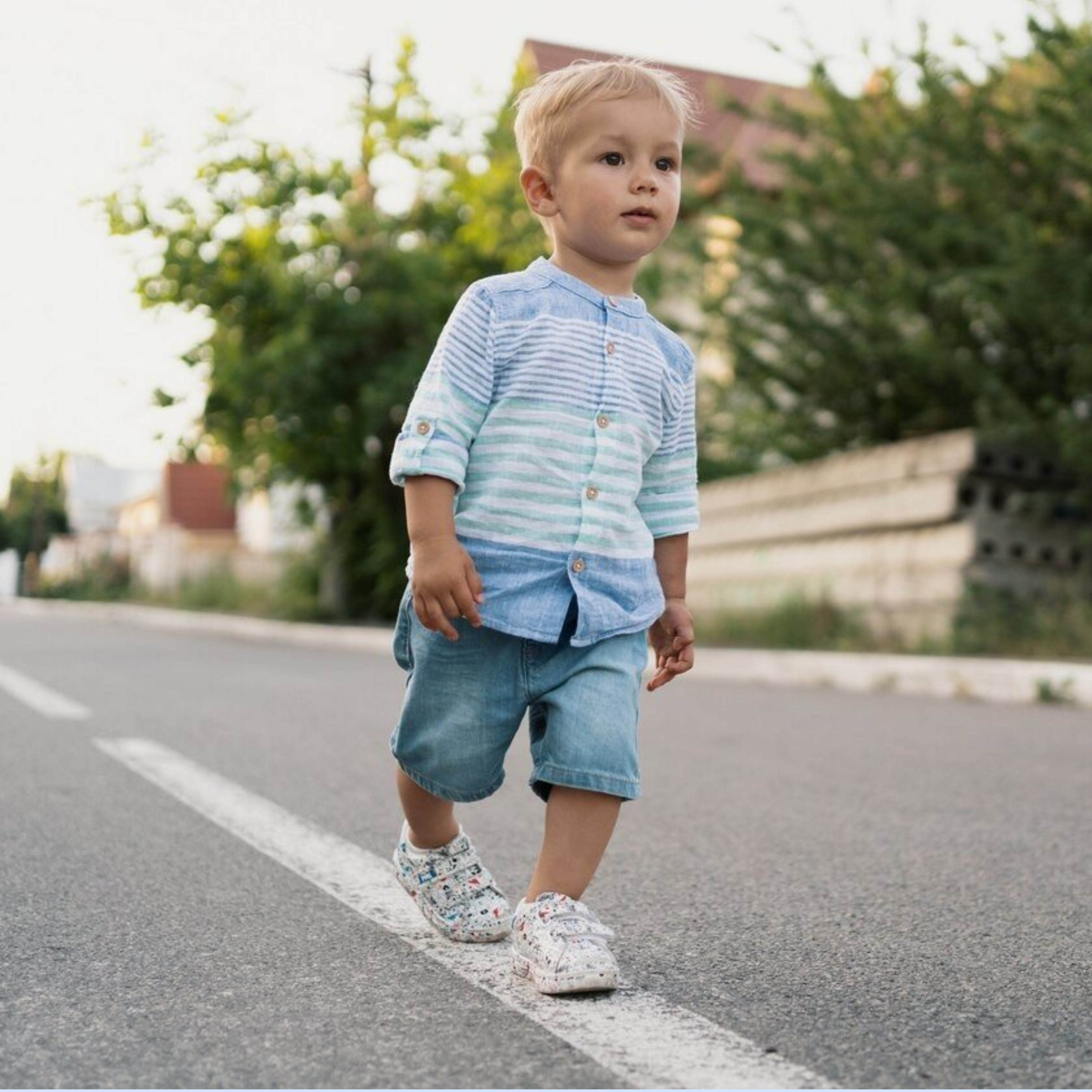 Styling Denim Shorts for Baby Boys