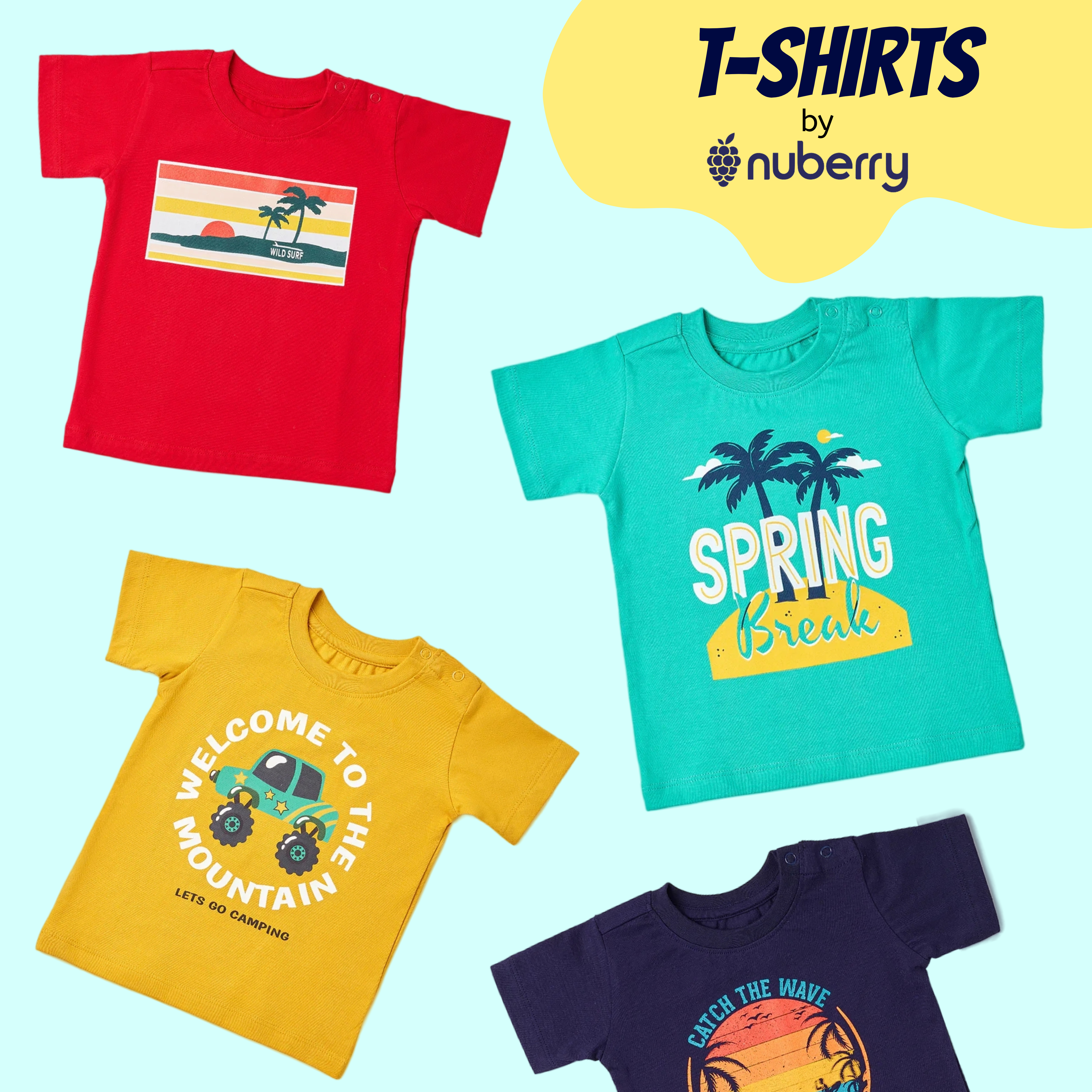 T-Shirts for Babies by Nuberry