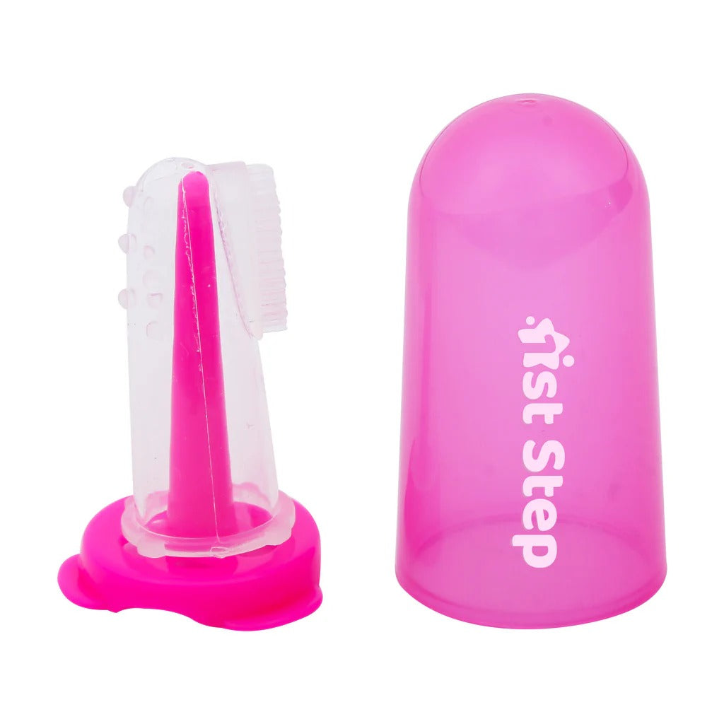 Silicone Finger Brush with Drying Rack