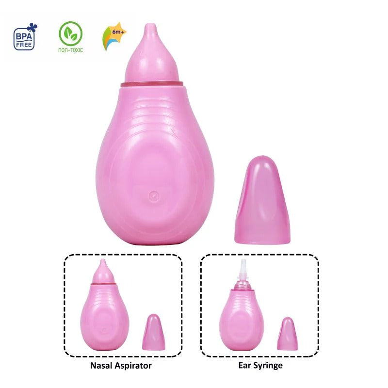 BPA Free Nasal Aspirator With Ear Syringe