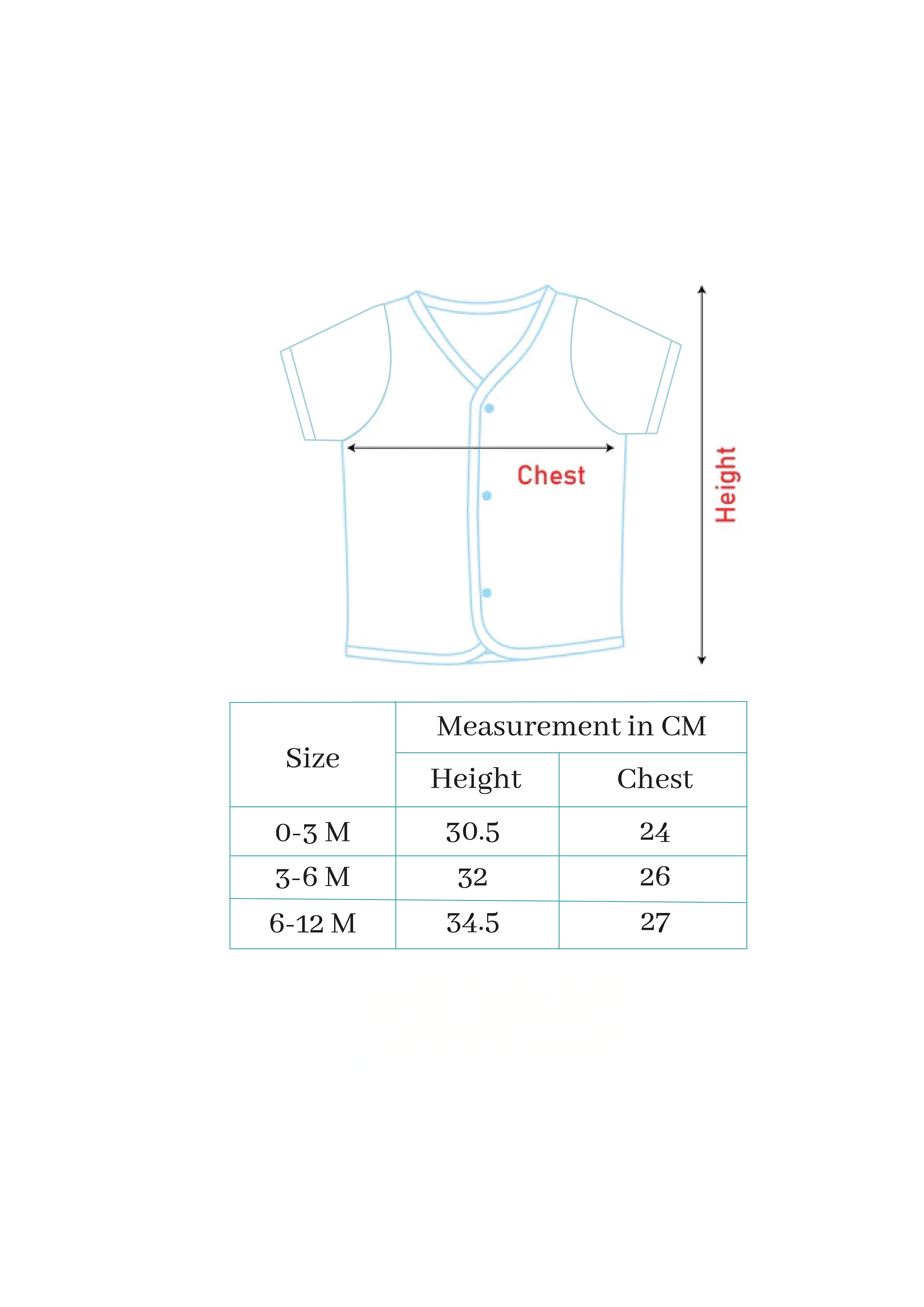 Nuberry Muslin Jabla Half Sleeve and Shorts
