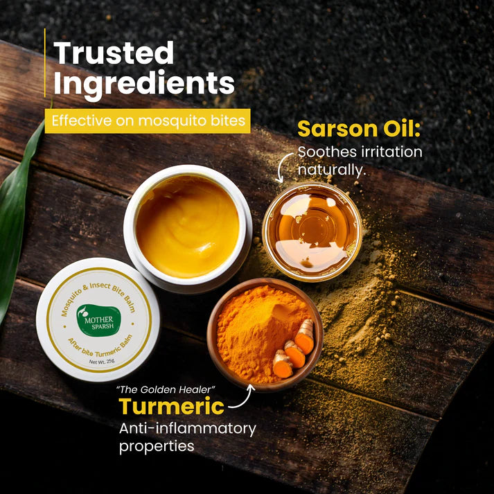 After Bite Turmeric Balm for Mosquito & Insect Relief
