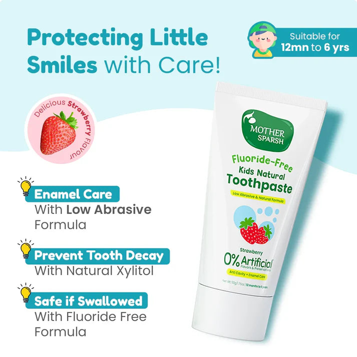 Strawberry Kids Natural Toothpaste
