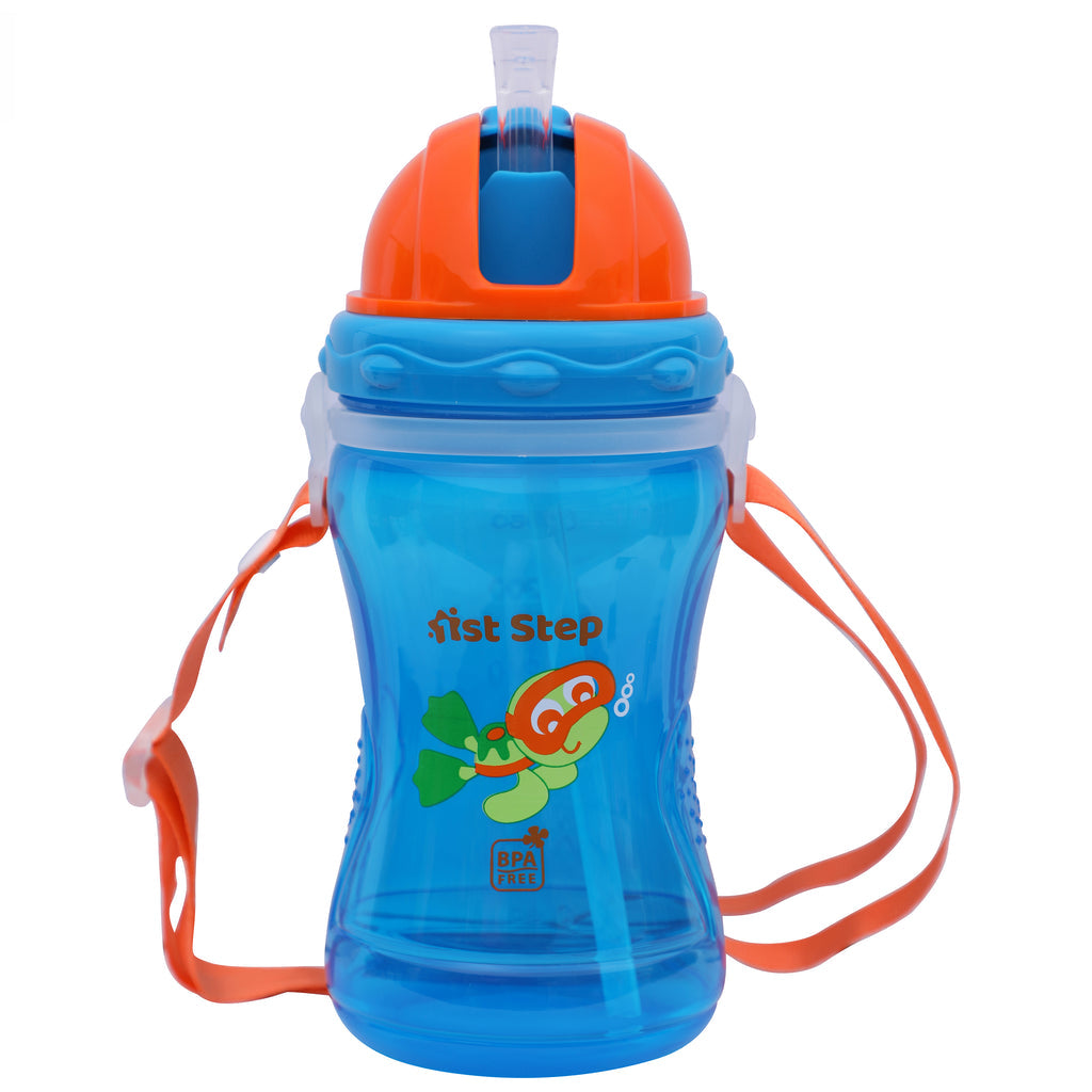 Spill Proof BPA Free Polypropylene Straw Sipper