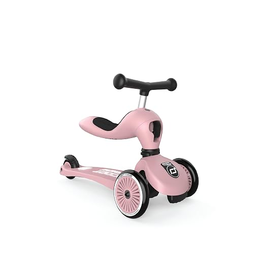 Scoot & Ride Highwaykick 1, 2-in-1 Kids Scooter with Seat, Steel