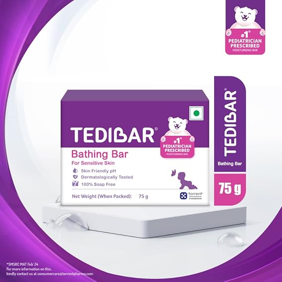 Tedibar Moisturising Baby Bathing Bar