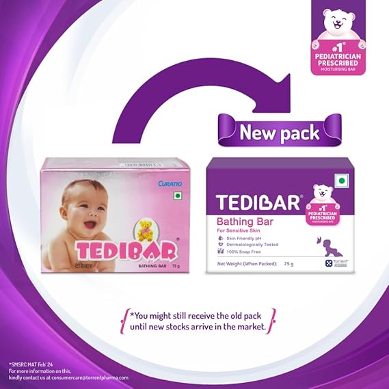 Tedibar Moisturising Baby Bathing Bar