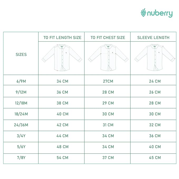 Nuberry Boys Oxford Shirt – Full Sleeve