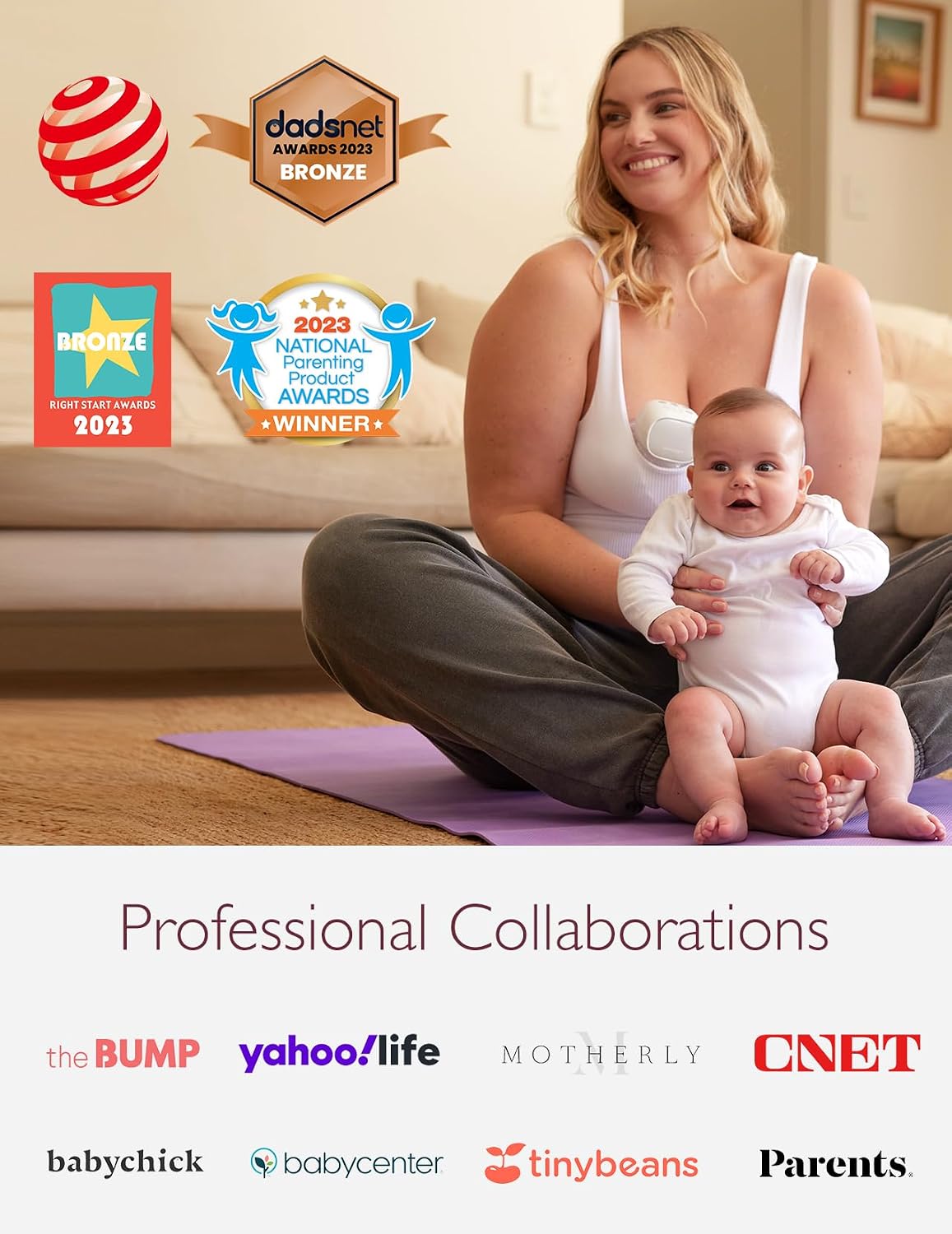 Momcozy S9 Pro Upgraded Wearable Breast Pump Hands-Free, 24mm