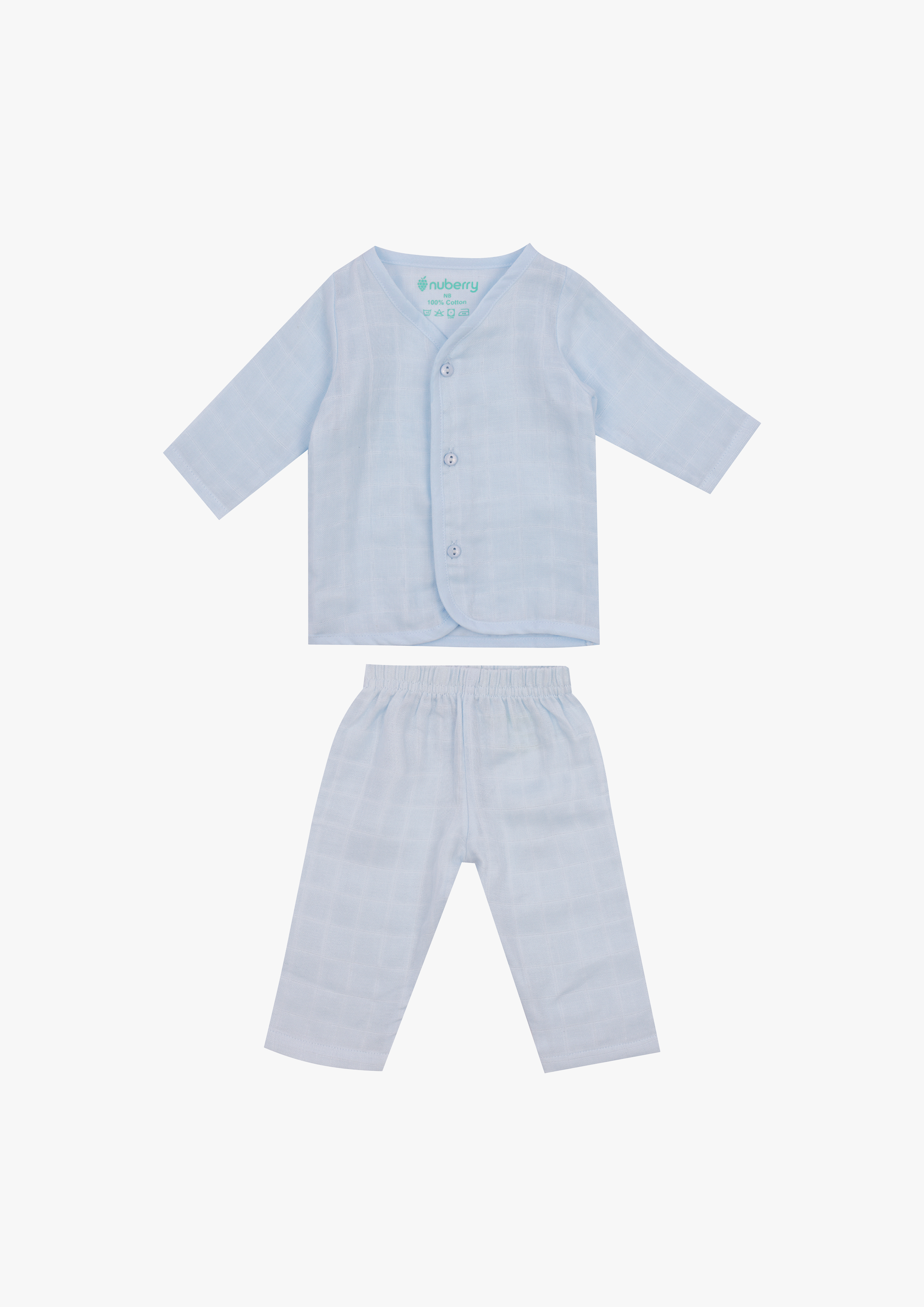 Nuberry Muslin Jabla Full Sleeve and Pants