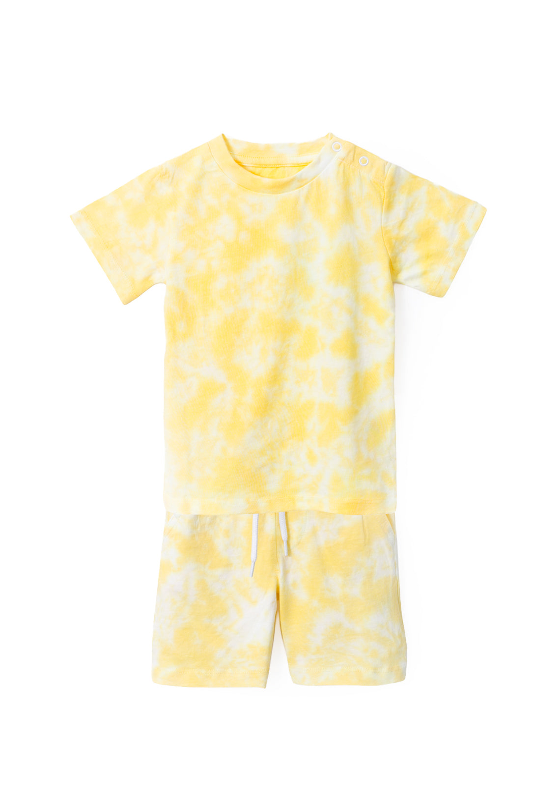 NUBERRY KIDS - BOY DIE AND DYE TEES AND SHORTS BLUE