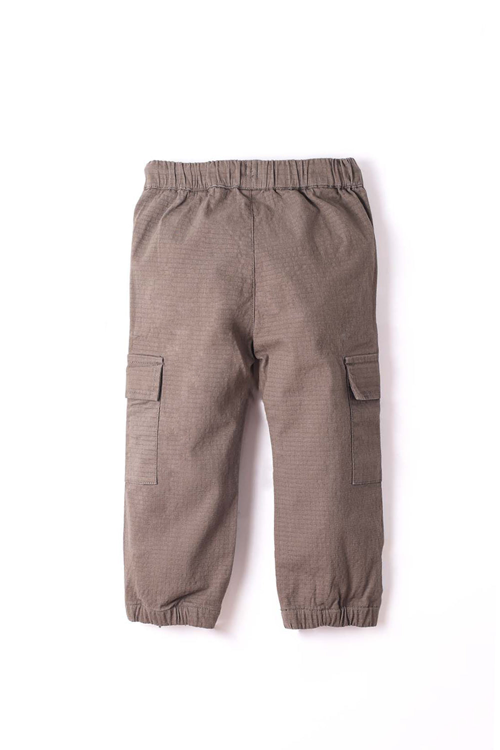 NUBERRY KIDS BOY-JOGGER-WOVEN BROWN