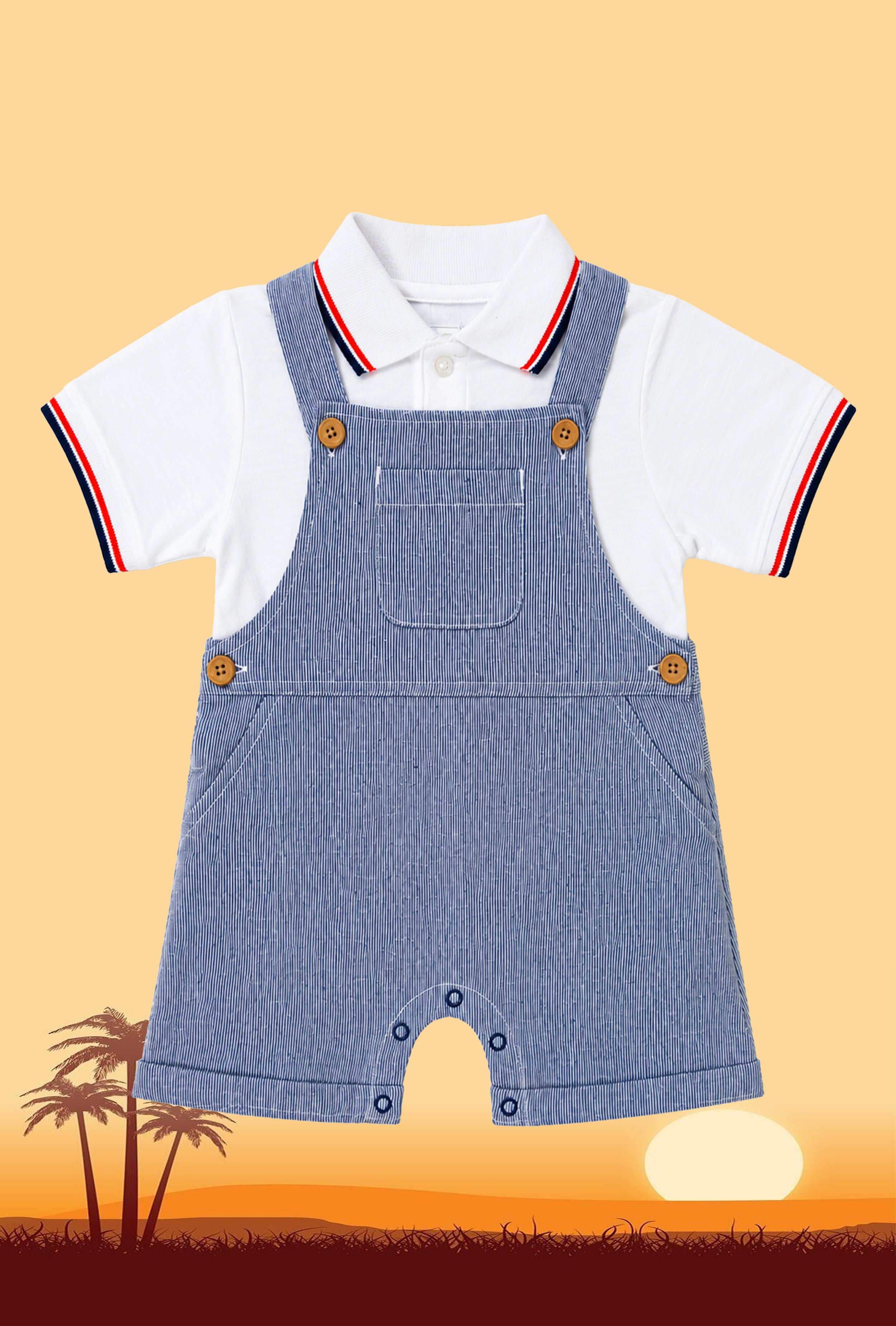 Nuberry Boys Dungaree | Soft, Breathable & Comfortable