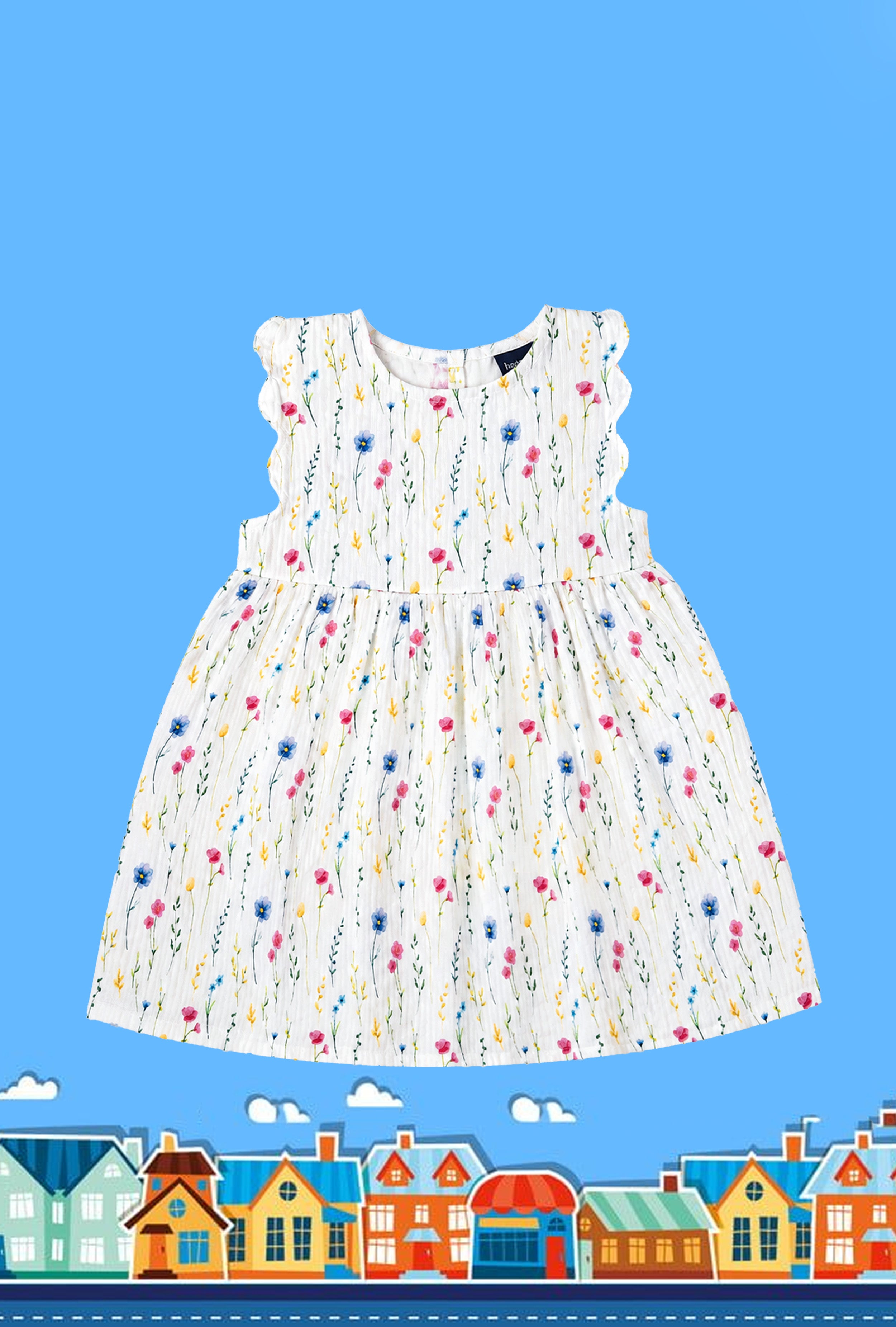 Nuberry Girls Frock | Her Happy Dress for Happy Days