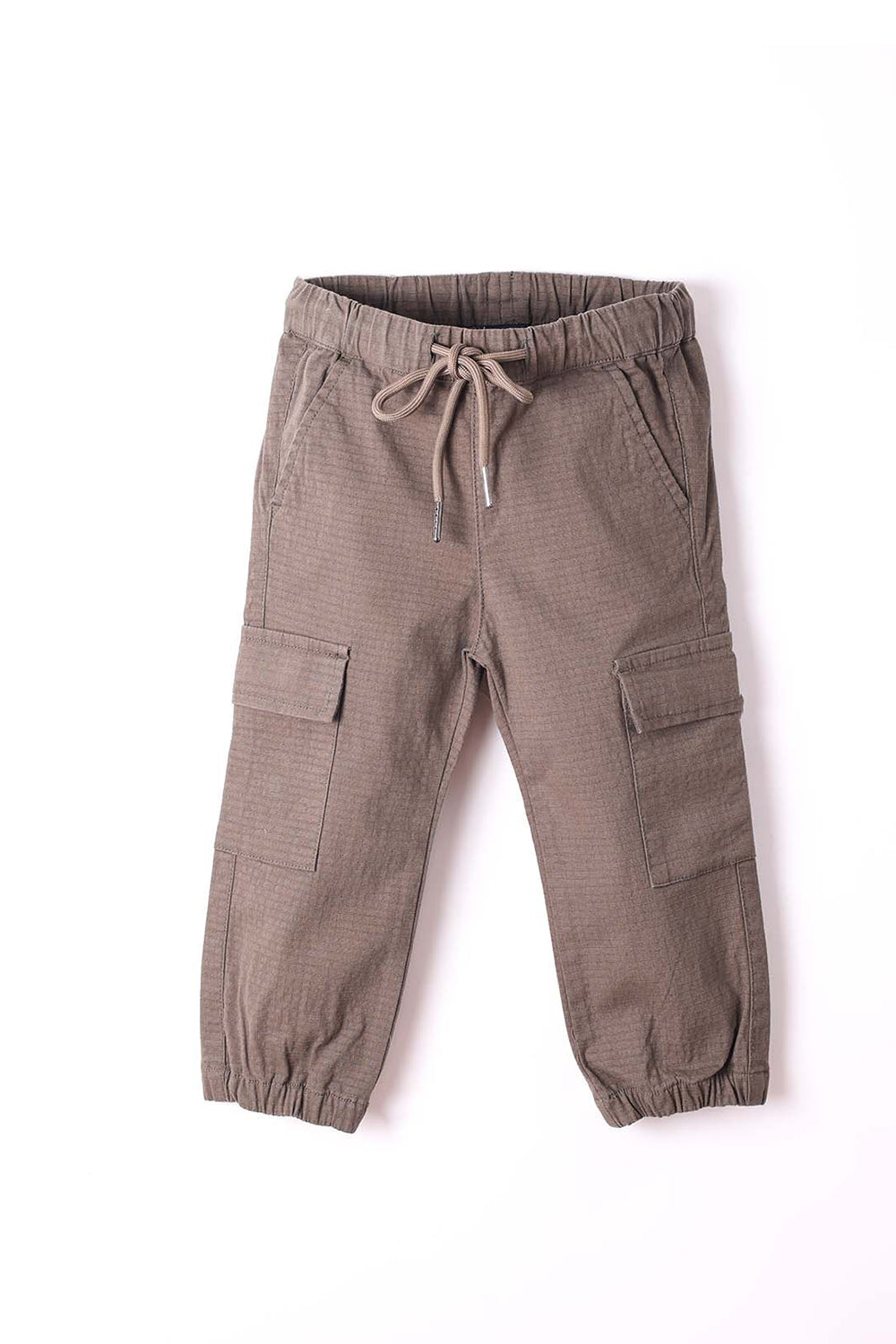 NUBERRY KIDS BOY-JOGGER-WOVEN BROWN
