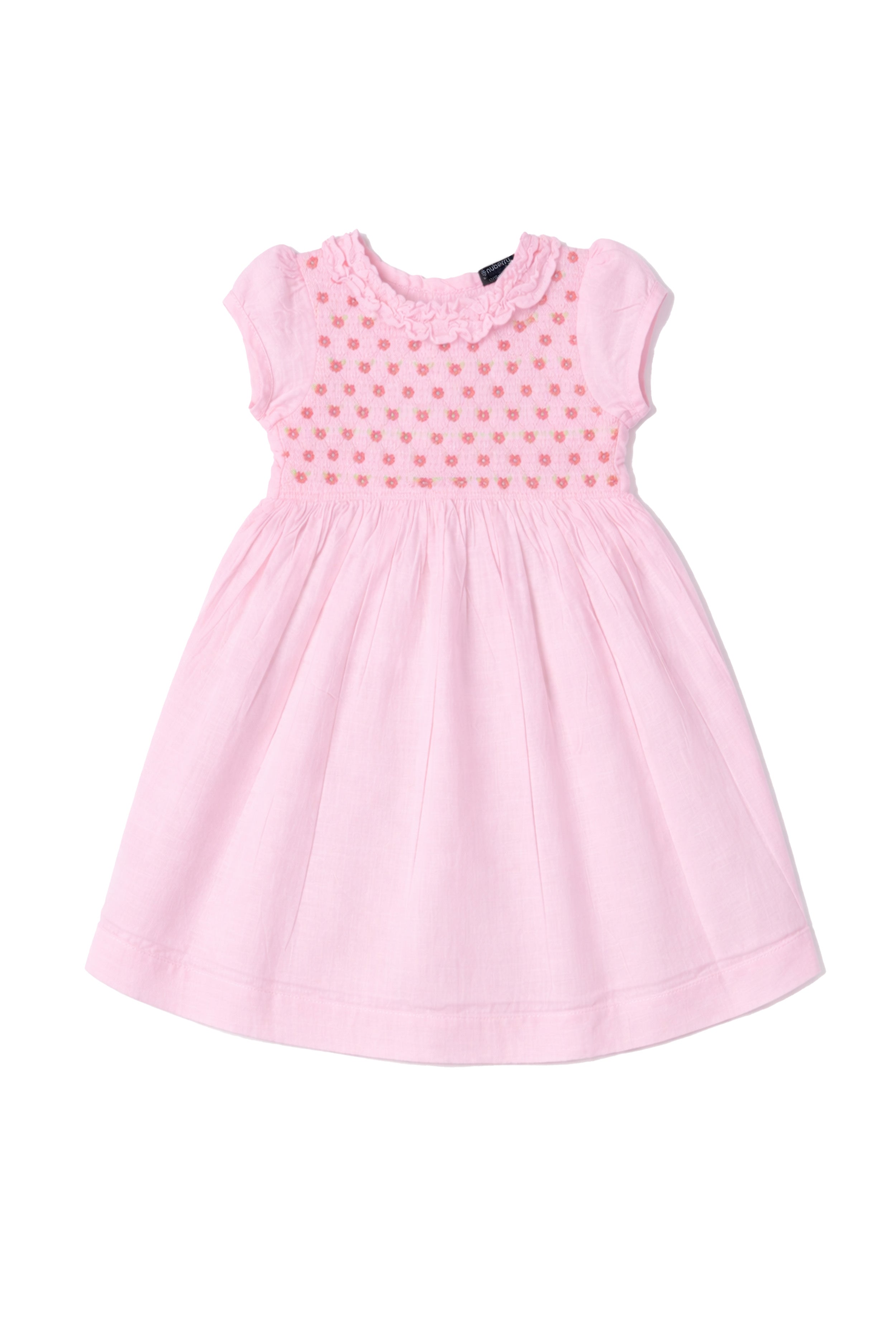 Soft Cotton Smocked Premium Embroidery Party Dress for Baby Girls - Neubaby Stores