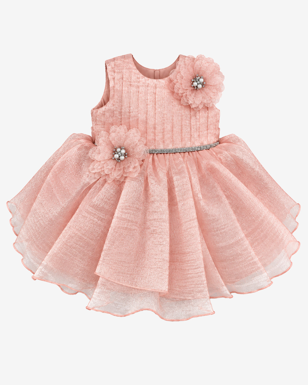 Nuberry Soft Mesh Baby Girl Party Frock | A Little Dress for Her Biggest Smiles