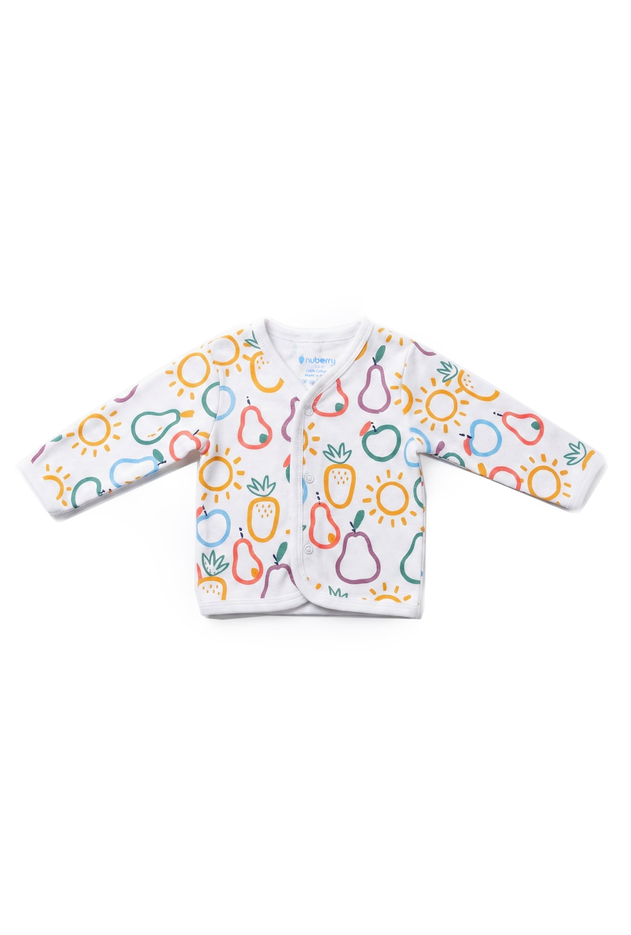 Nuberry Unisex Baby Open Vest (Pack of 2)