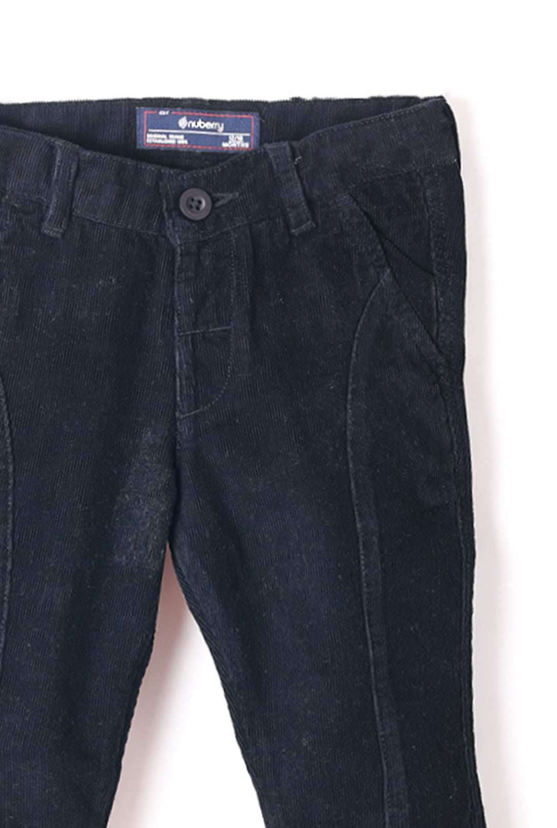 NUBERRY KIDS BOY CORDUROY PANT BLACK