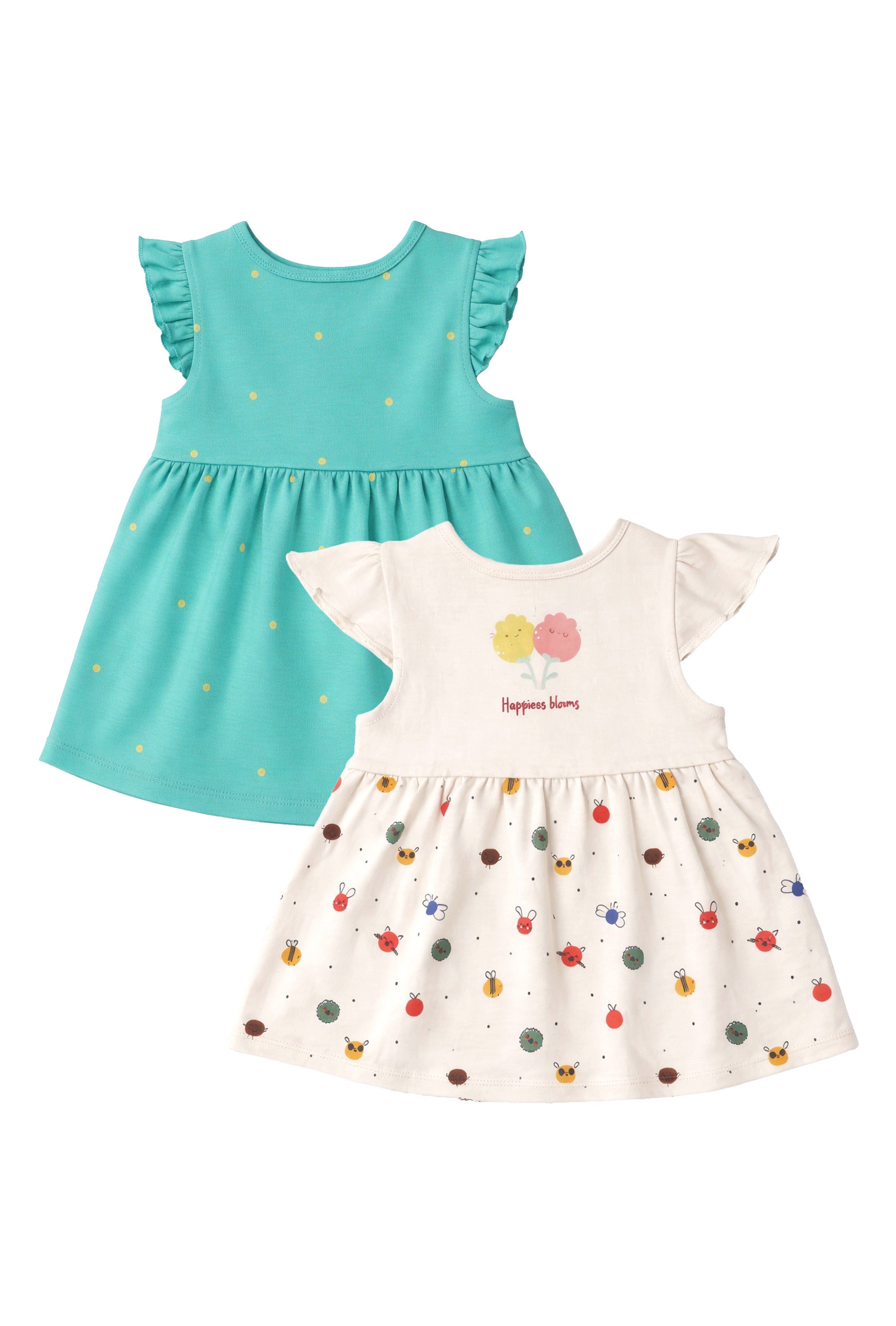 Nuberry Girls Frocks – Pack of 2 | Soft, Gentle & Made for Everyday Smiles
