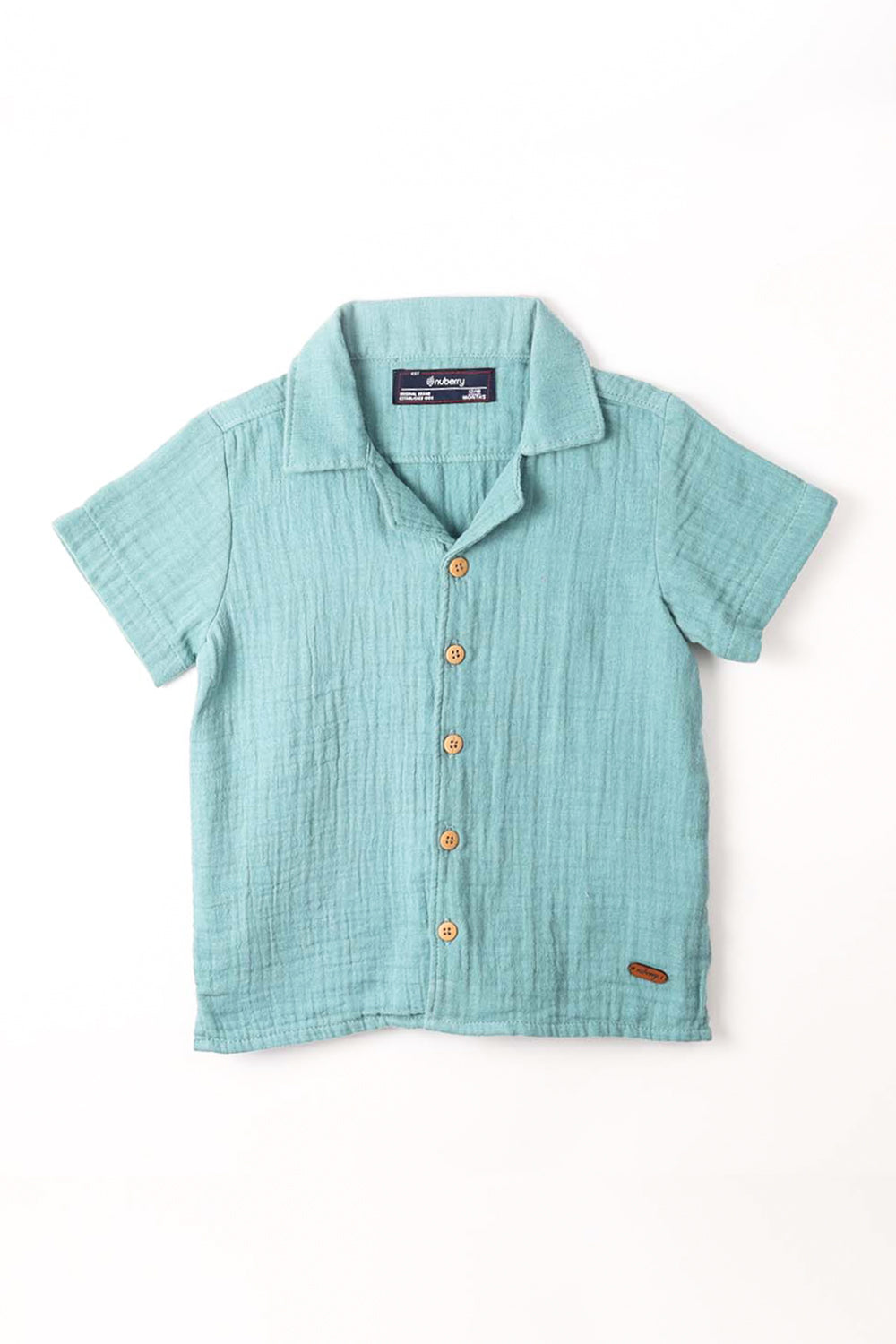 NUBERRY KIDS BOY-MUSLIN CO-ORDS MUSTARD
