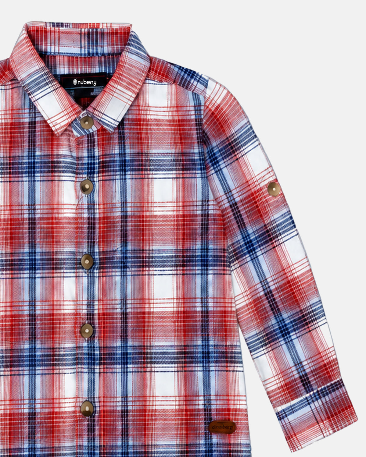Nuberry Boys Full-Sleeve Shirt | Classic Style, Little Comfort