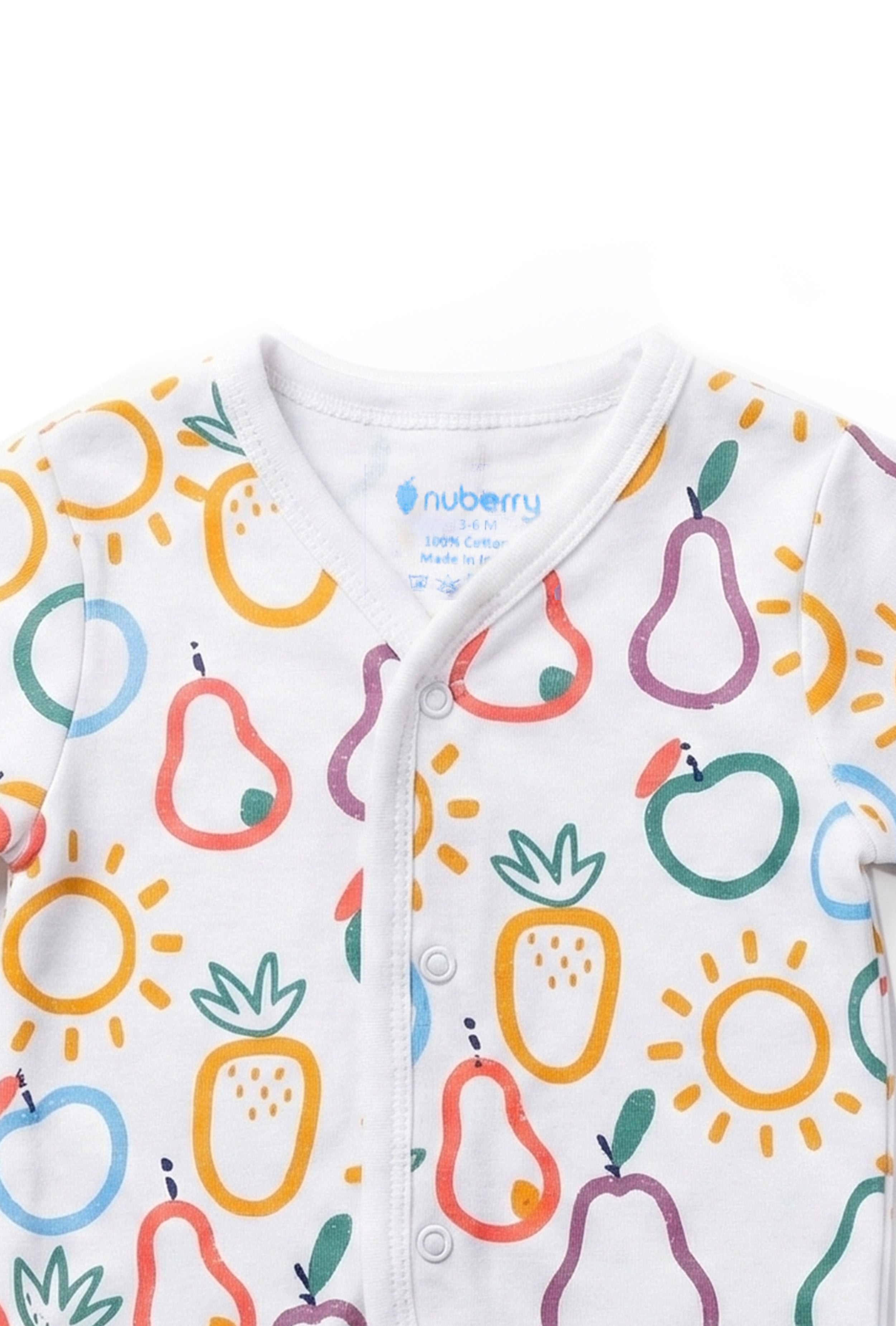 Nuberry Unisex Baby Open Vest (Pack of 2) - Neubaby Stores