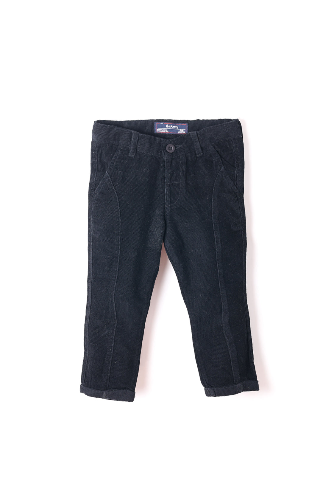 NUBERRY KIDS BOY CORDUROY PANT BLACK