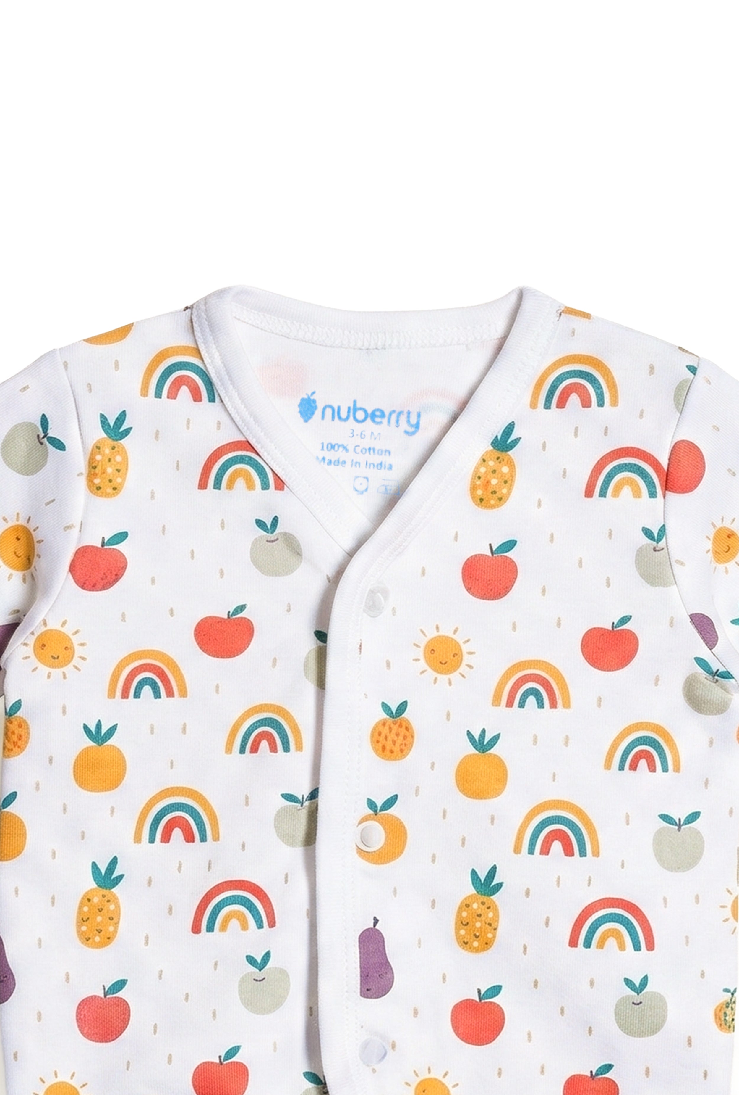 Nuberry Unisex Baby Open Vest (Pack of 2) - Neubaby Stores