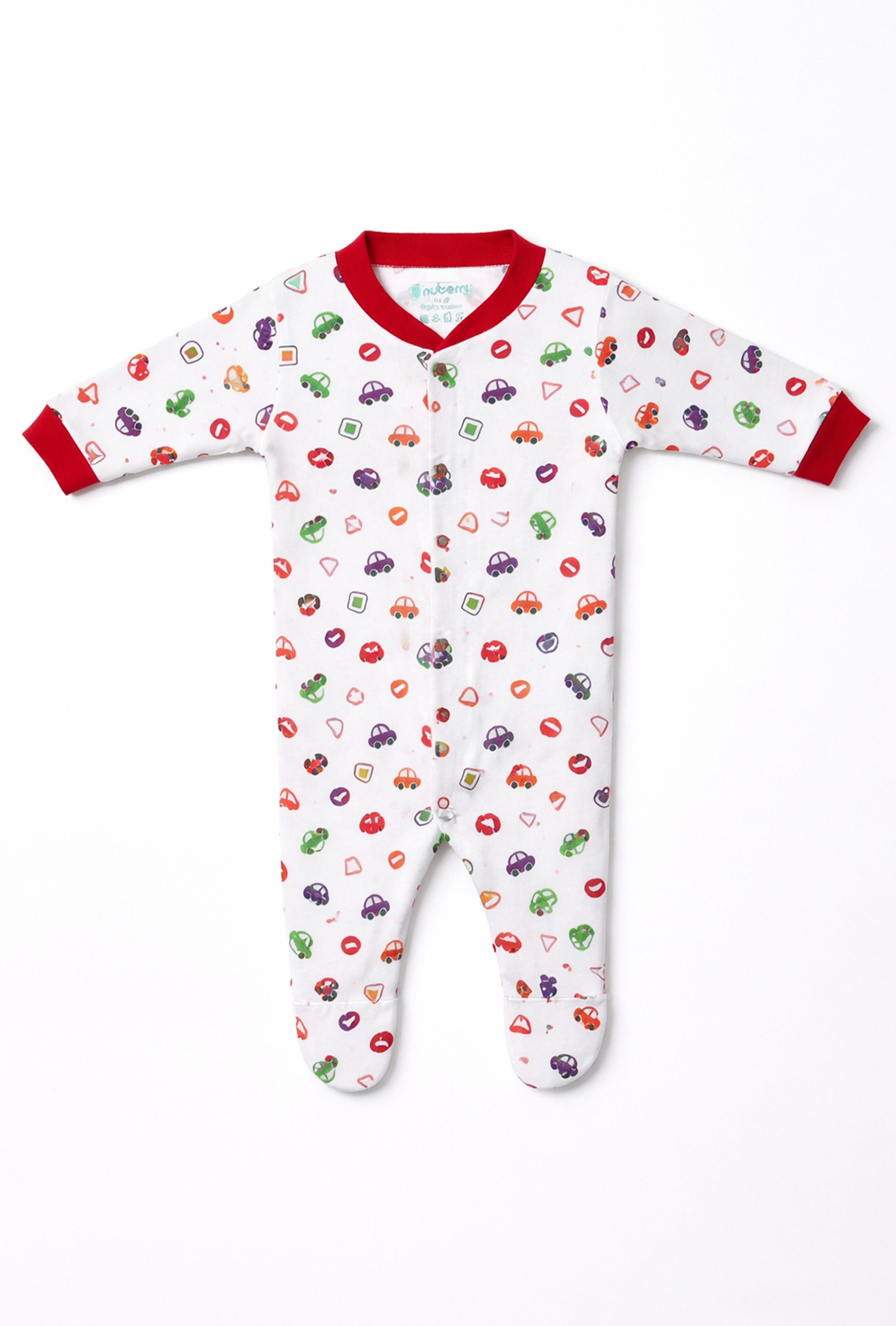 Mom’s Choice Pure Cotton Sleep Suits (3-Pack)