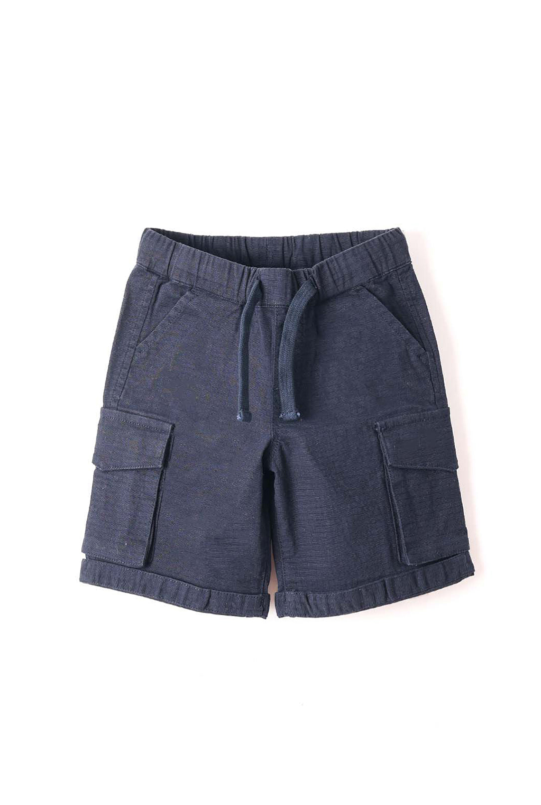 NUBERRY KIDS BOY-SHORTS-WOVEN NAVY BLUE