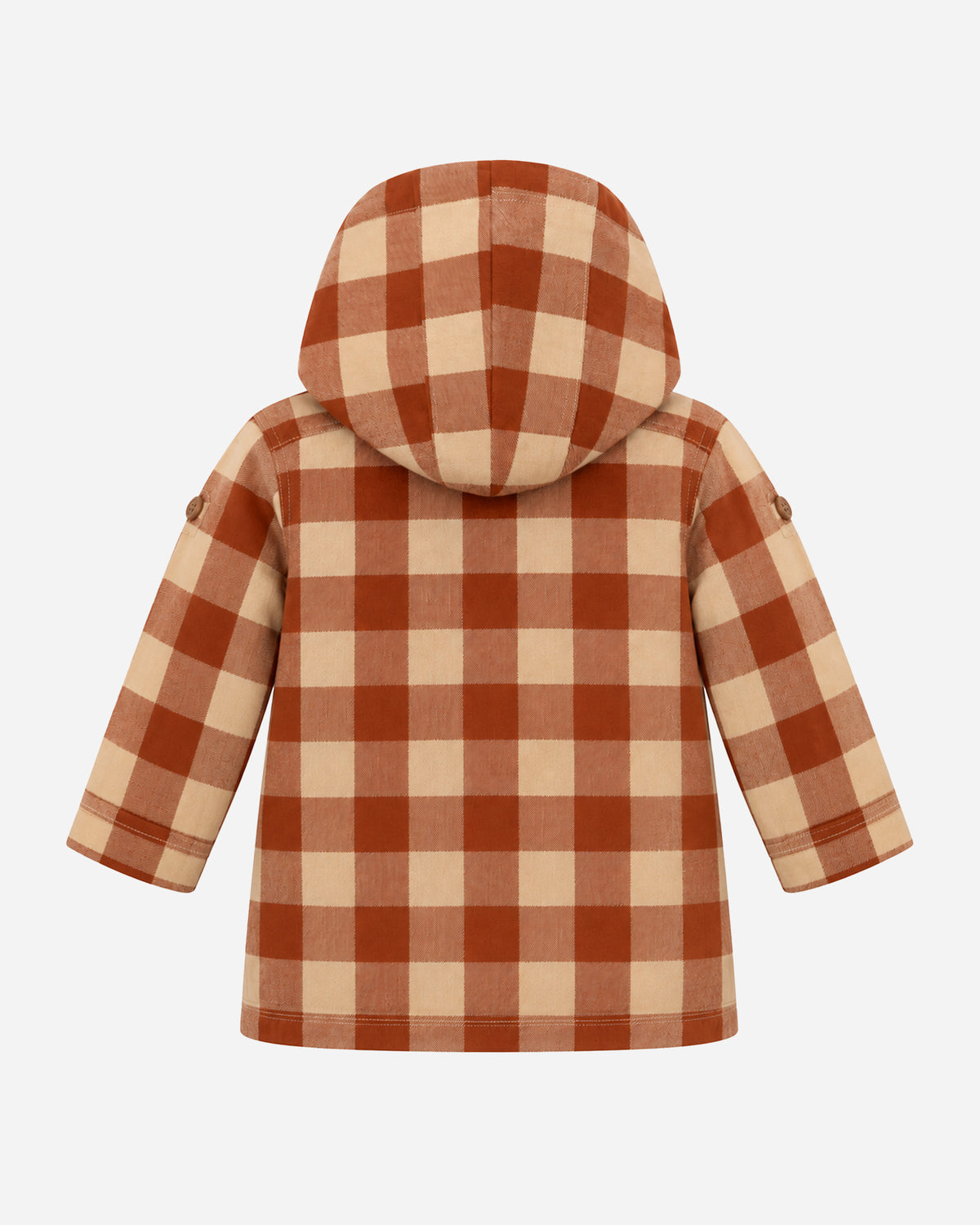 Nuberry Boys Hooded Checked Shirt