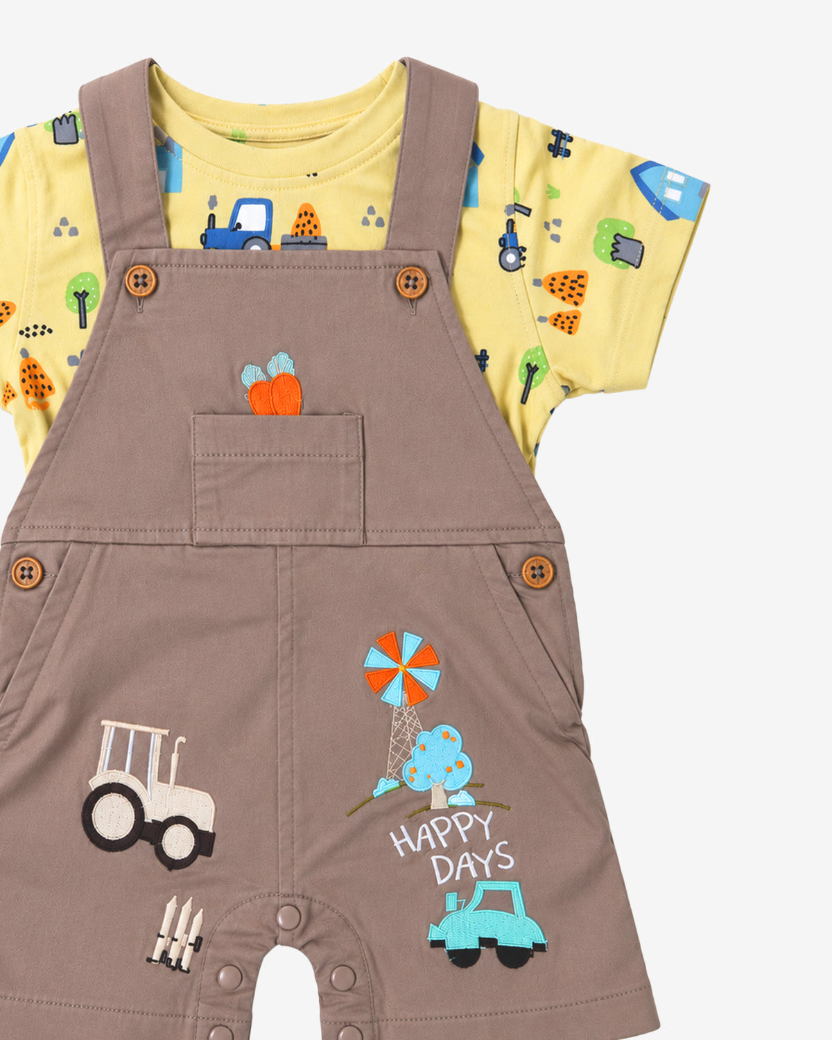 Nuberry Boys Dungaree | Soft, Breathable & Comfortable