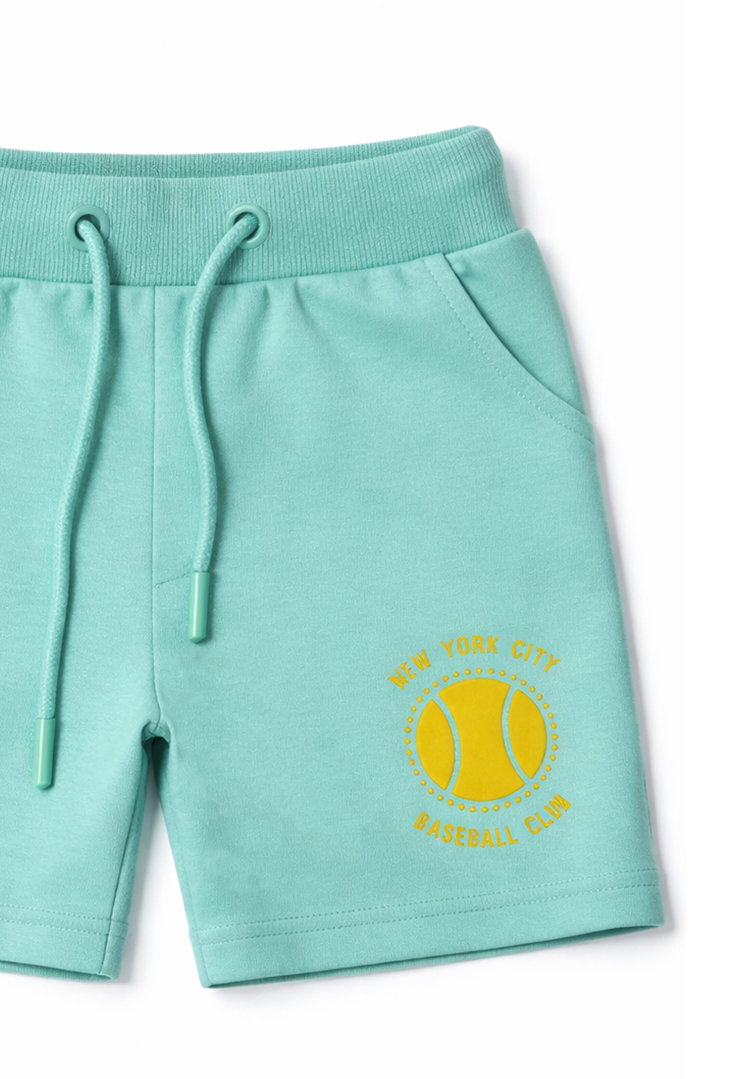 Nuberry Boys Shorts | Soft, Playful & Everyday Comfort | Aqua