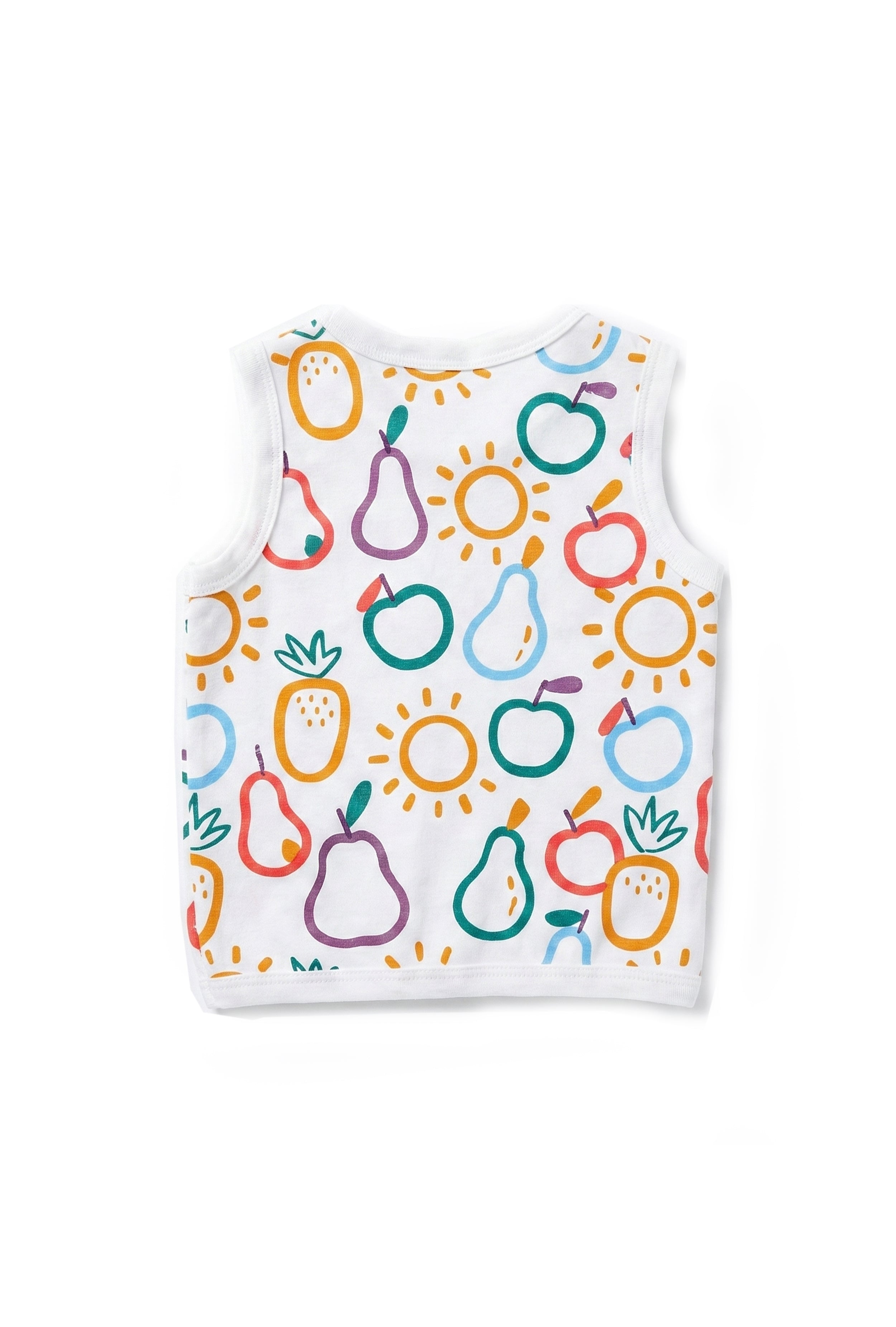 Nuberry Unisex Baby Open Vest (Pack of 2)