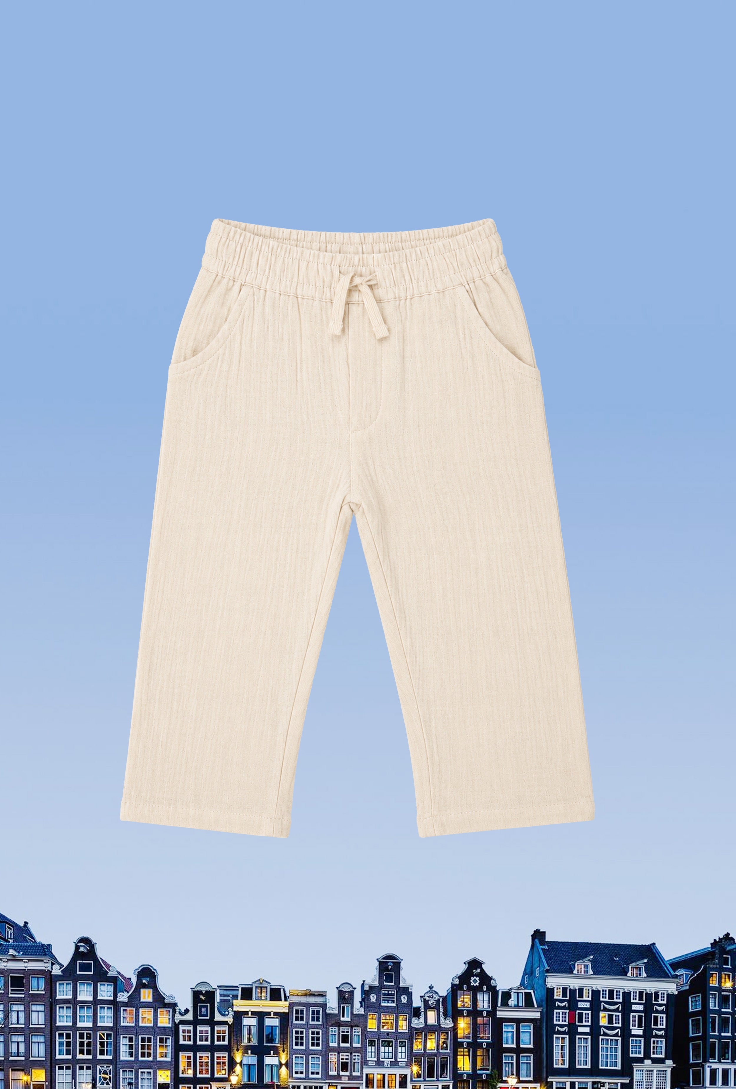 Nuberry Kids Muslin Pants | Soft, Breathable & Made for Everyday Comfort