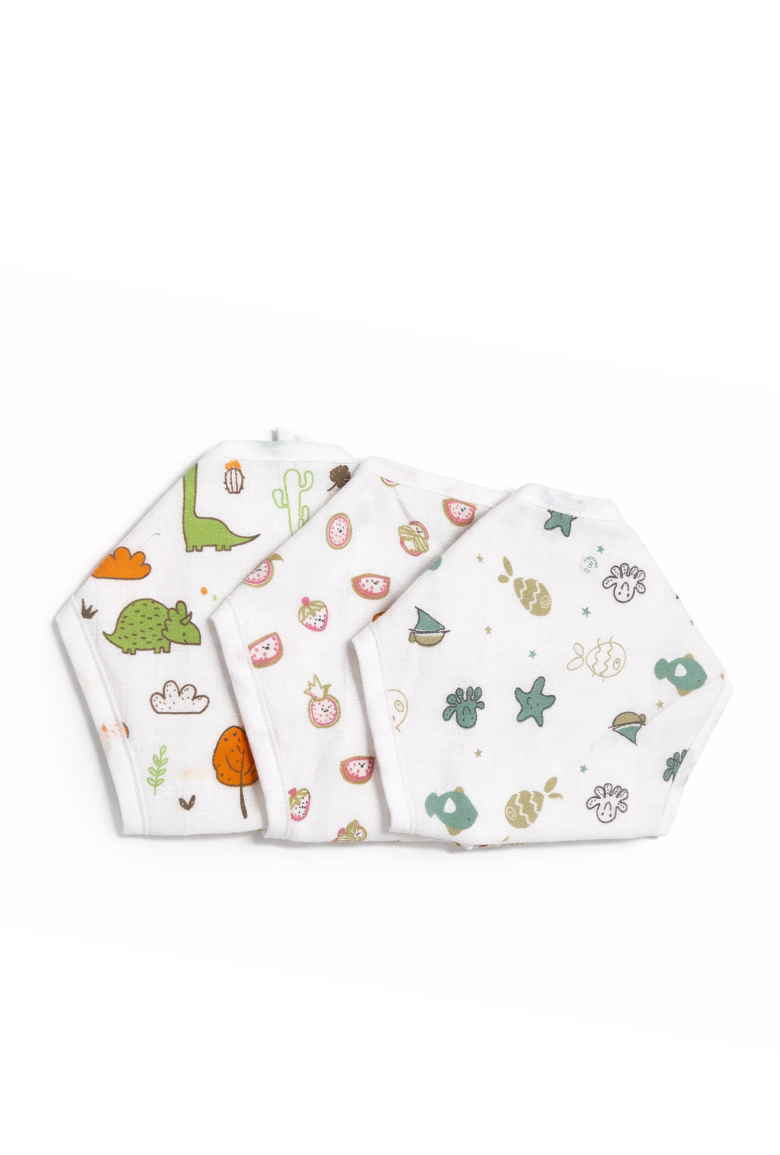 First Touch of Comfort | Muslin Nappies for Your Newborn (Pack of 3)