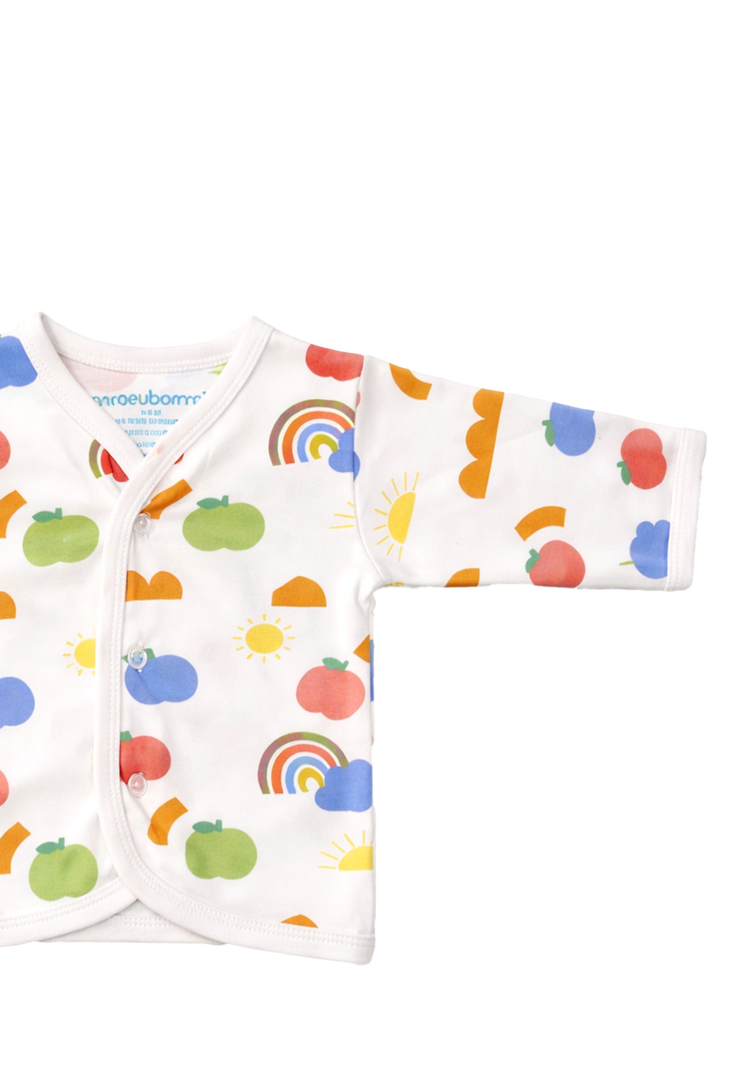 Nuberry Unisex Baby Open Vest - Full Sleeve (Pack of 3)