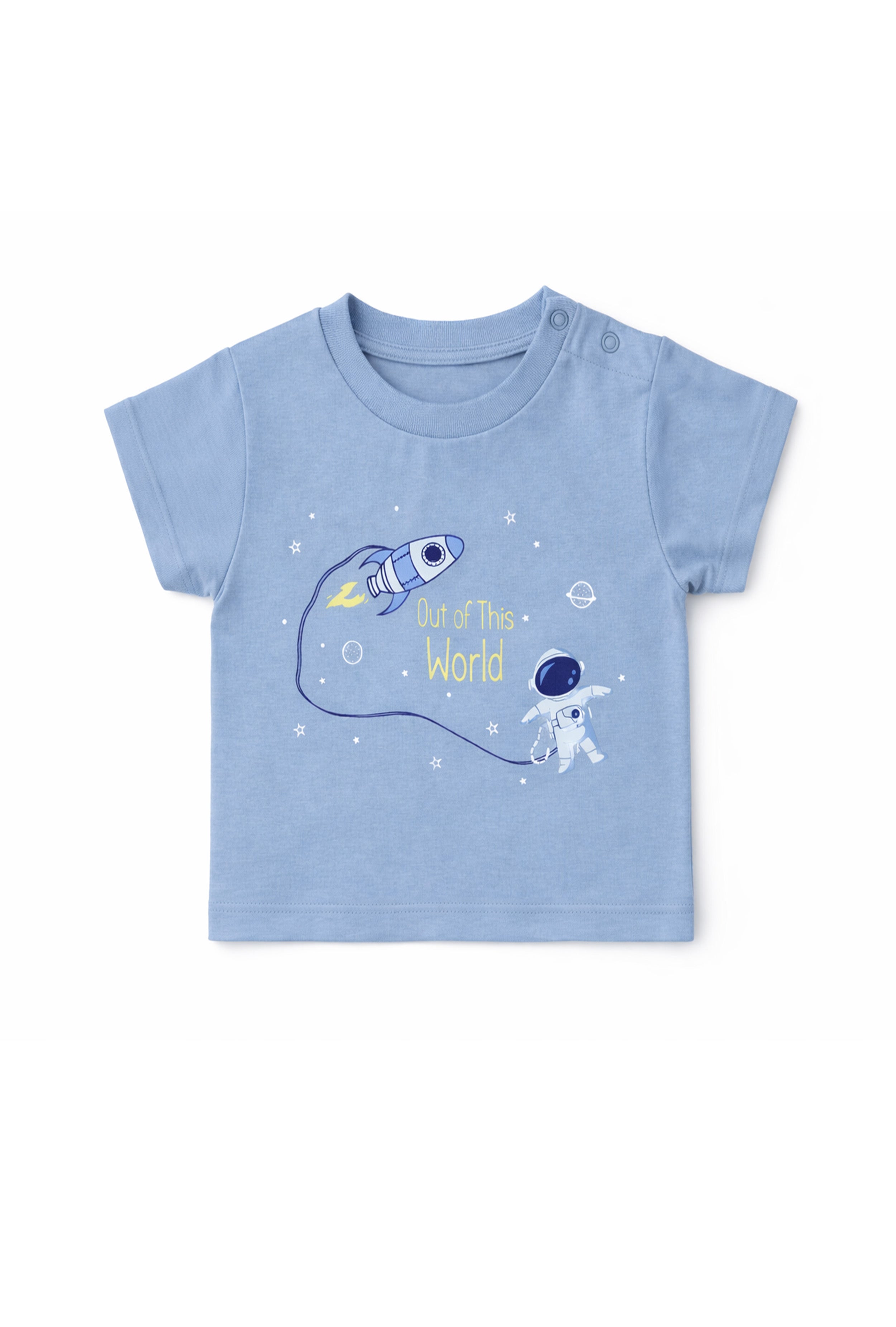 Nuberry Boy T-Shirt | Spaceship Print - Neubaby Stores