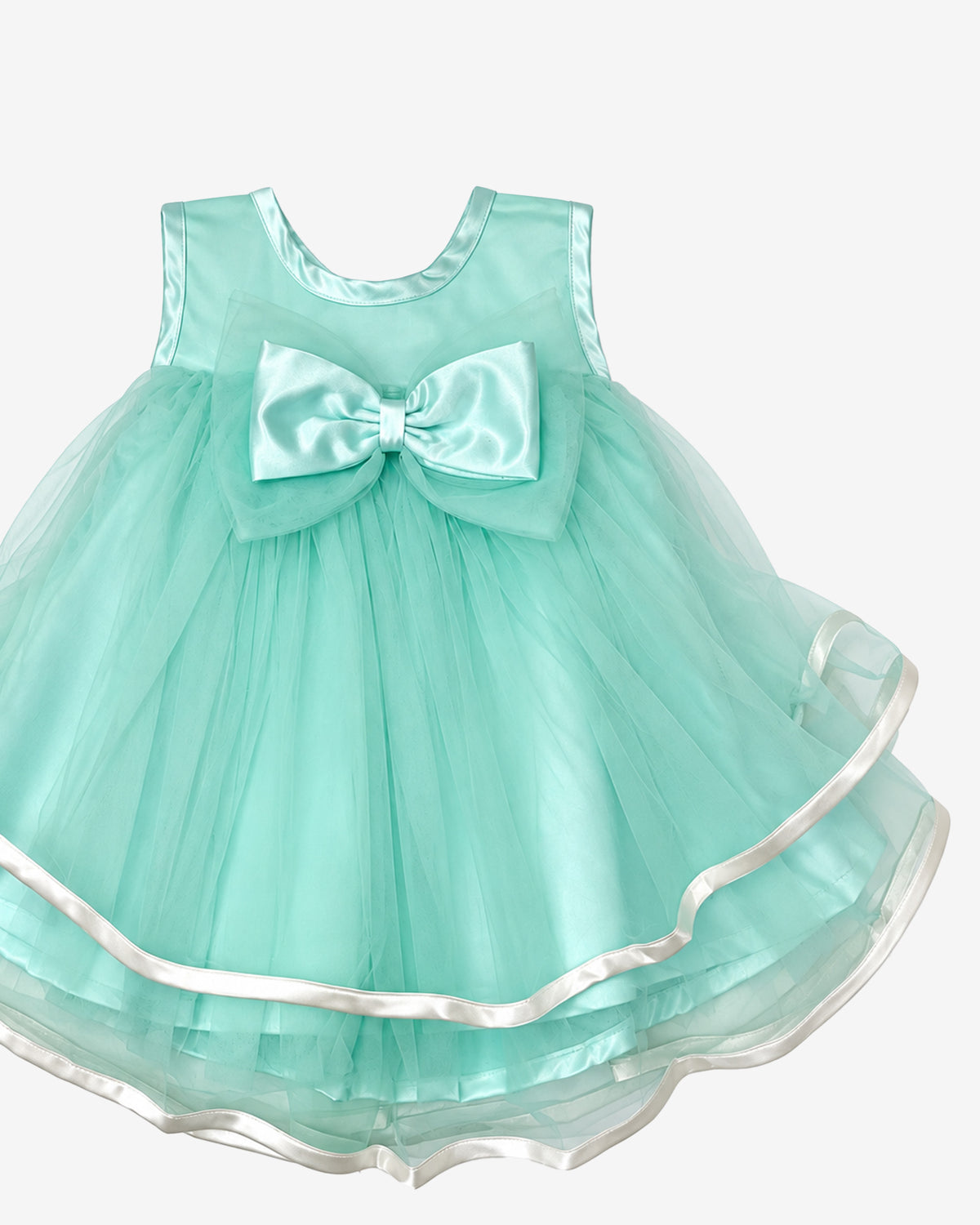Nuberry Soft Mesh Baby Girl Party Frock | A Little Dress for Her Biggest Smiles