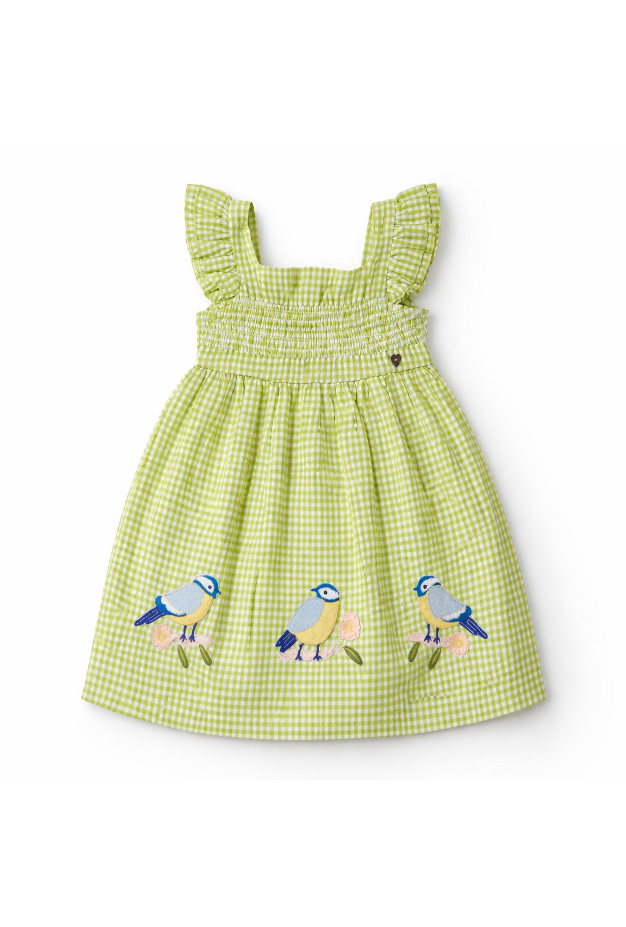 Nuberry Girl Dress | Bird Print - Neubaby Stores