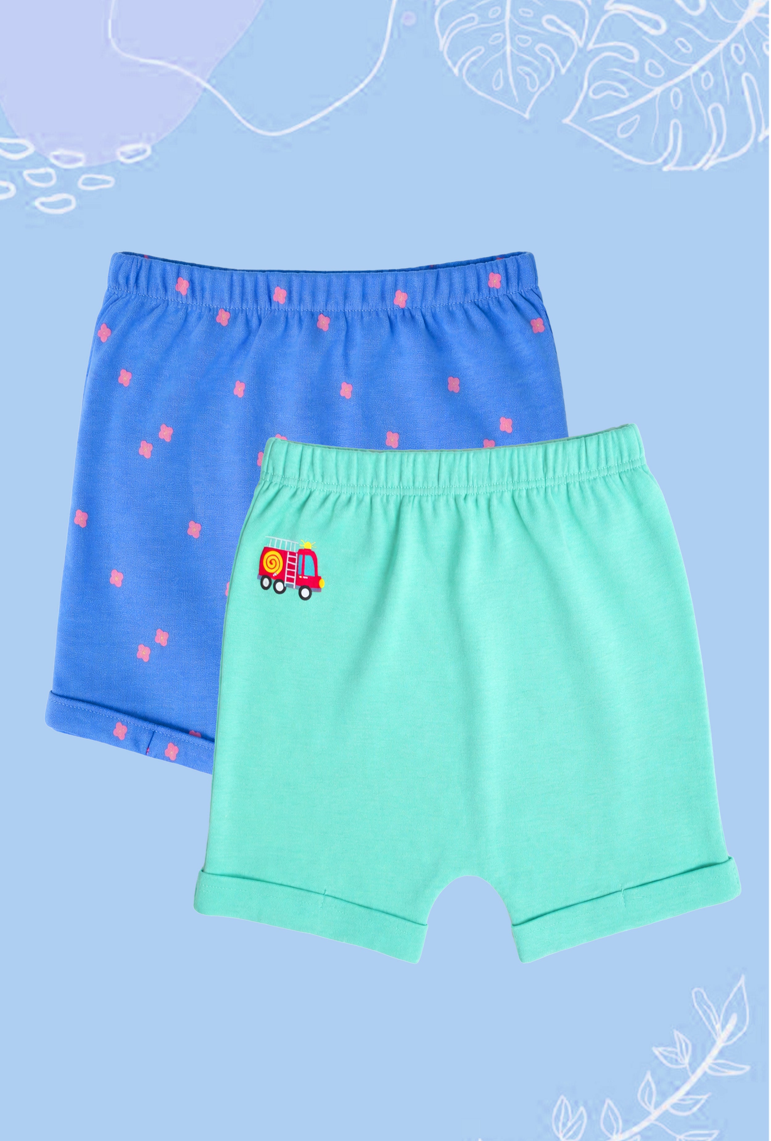 Everyday Comfort | Made with Care | Nuberry Unisex Shorts (Pack of 2)