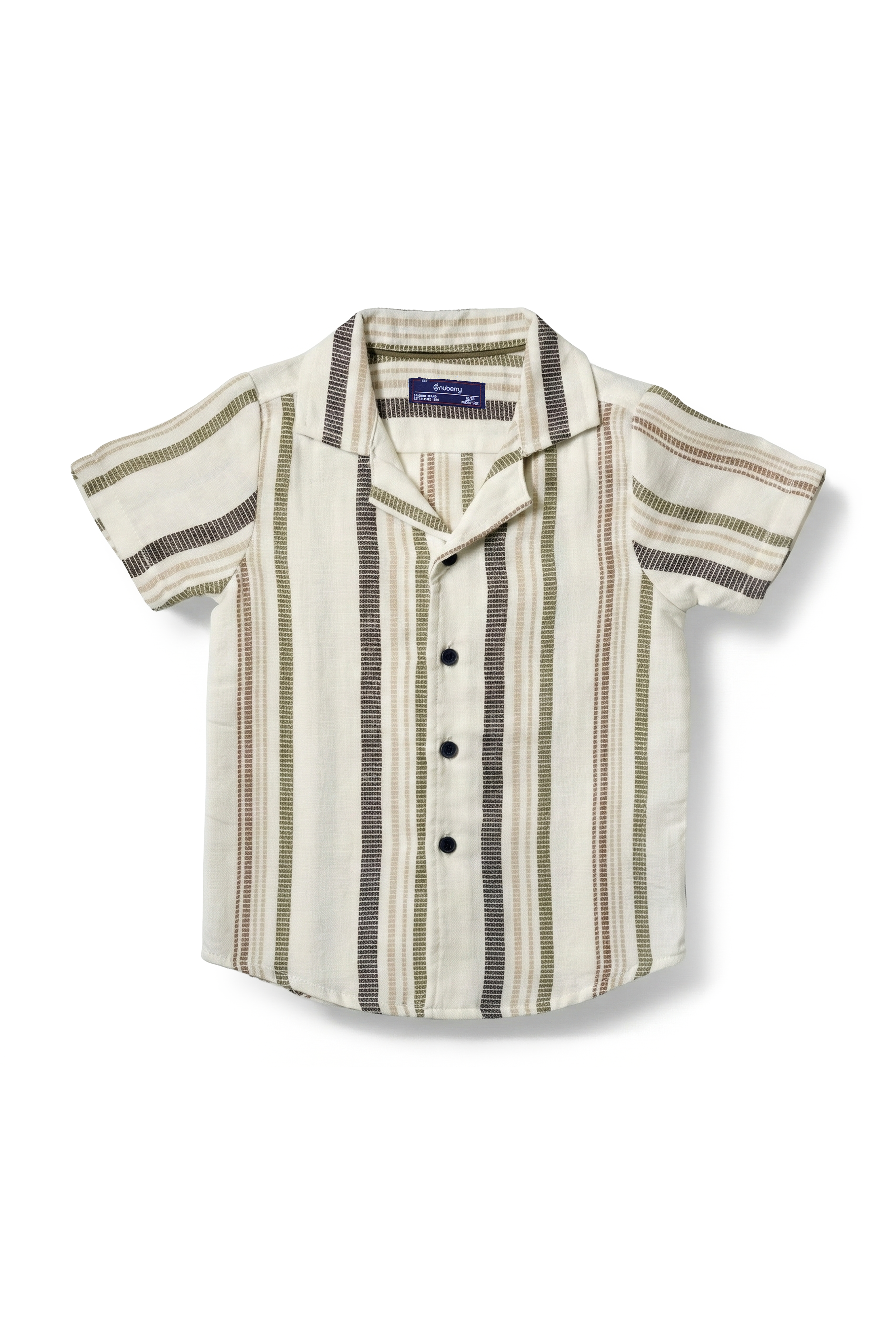 Nuberry Boys Multi-Color Shirt