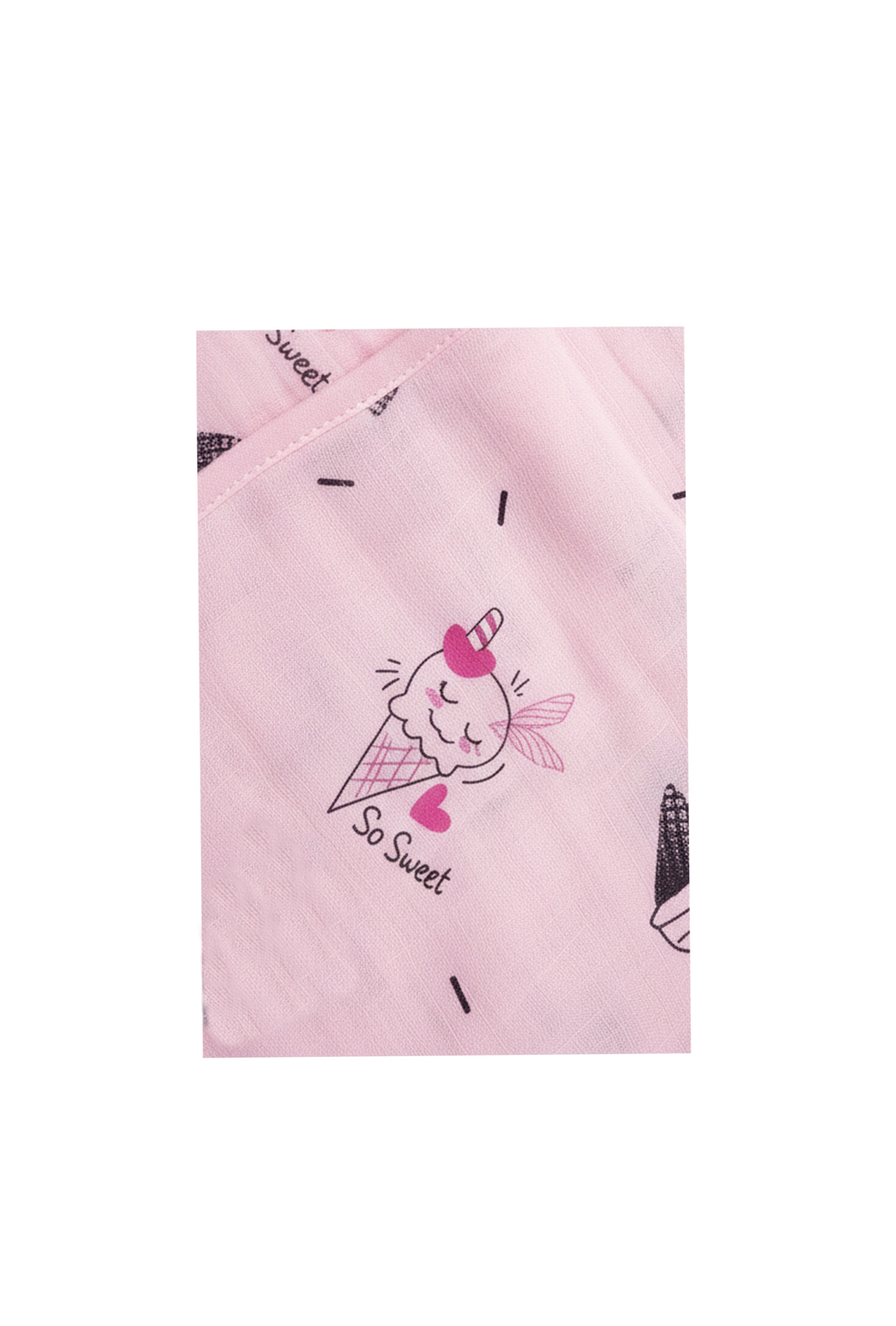 Nuberry Unisex Knitted Hooded Swaddle – Pack of 2 (Pink)