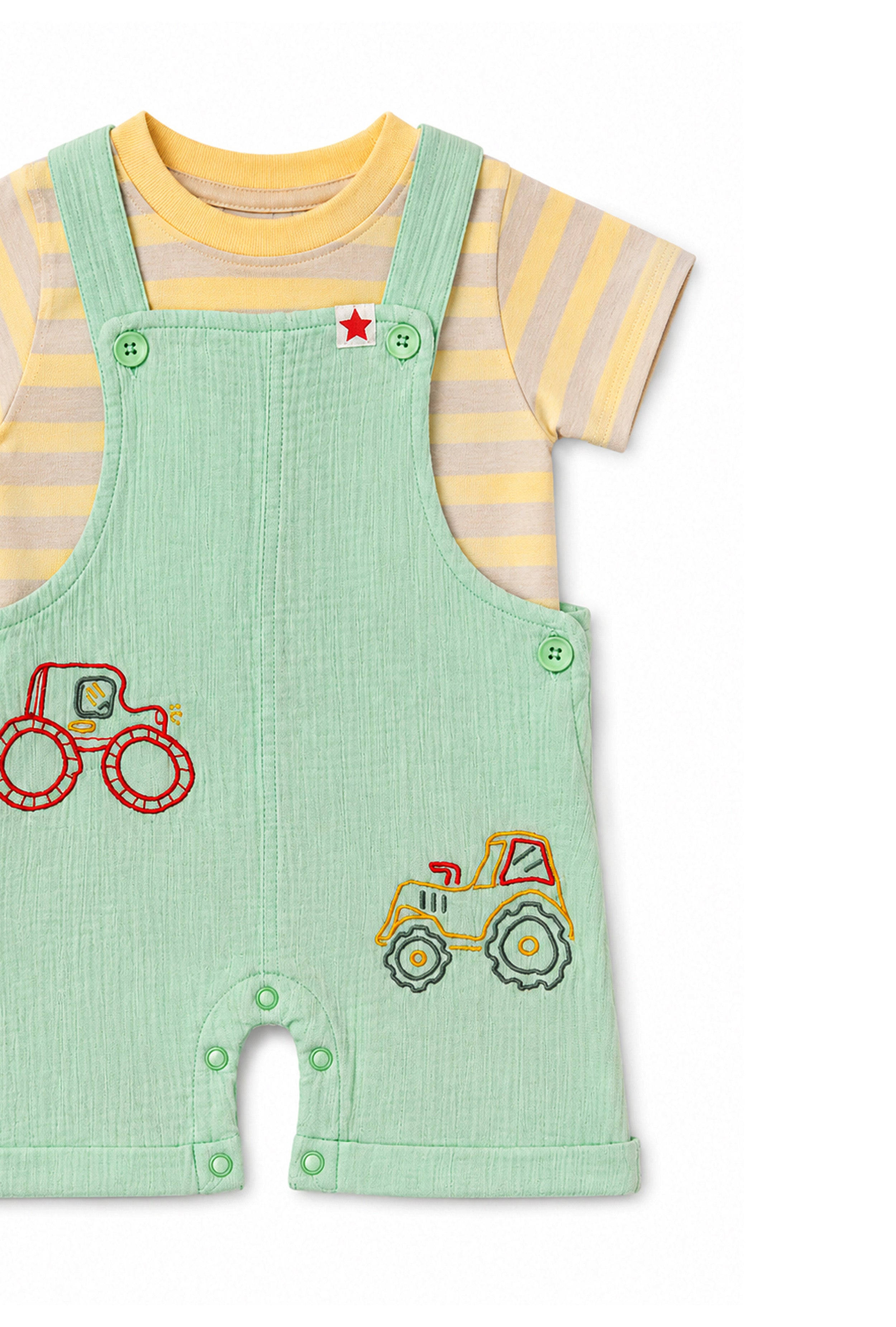 Nuberry Boys Dungaree | Soft, Breathable & Comfortable