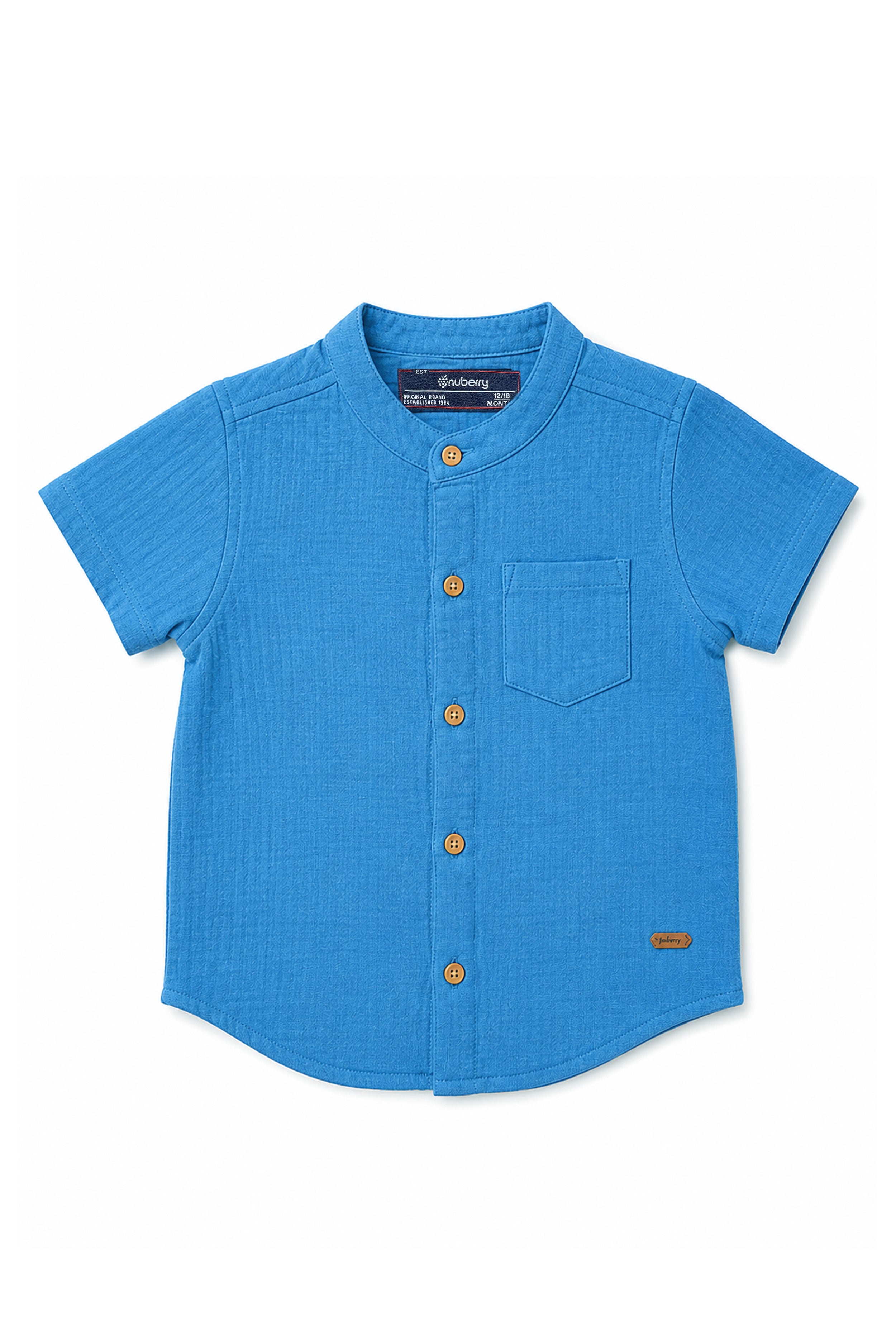Little Explorer Blue Boys Top & Bottom Set β Soft & Stylish Outfit