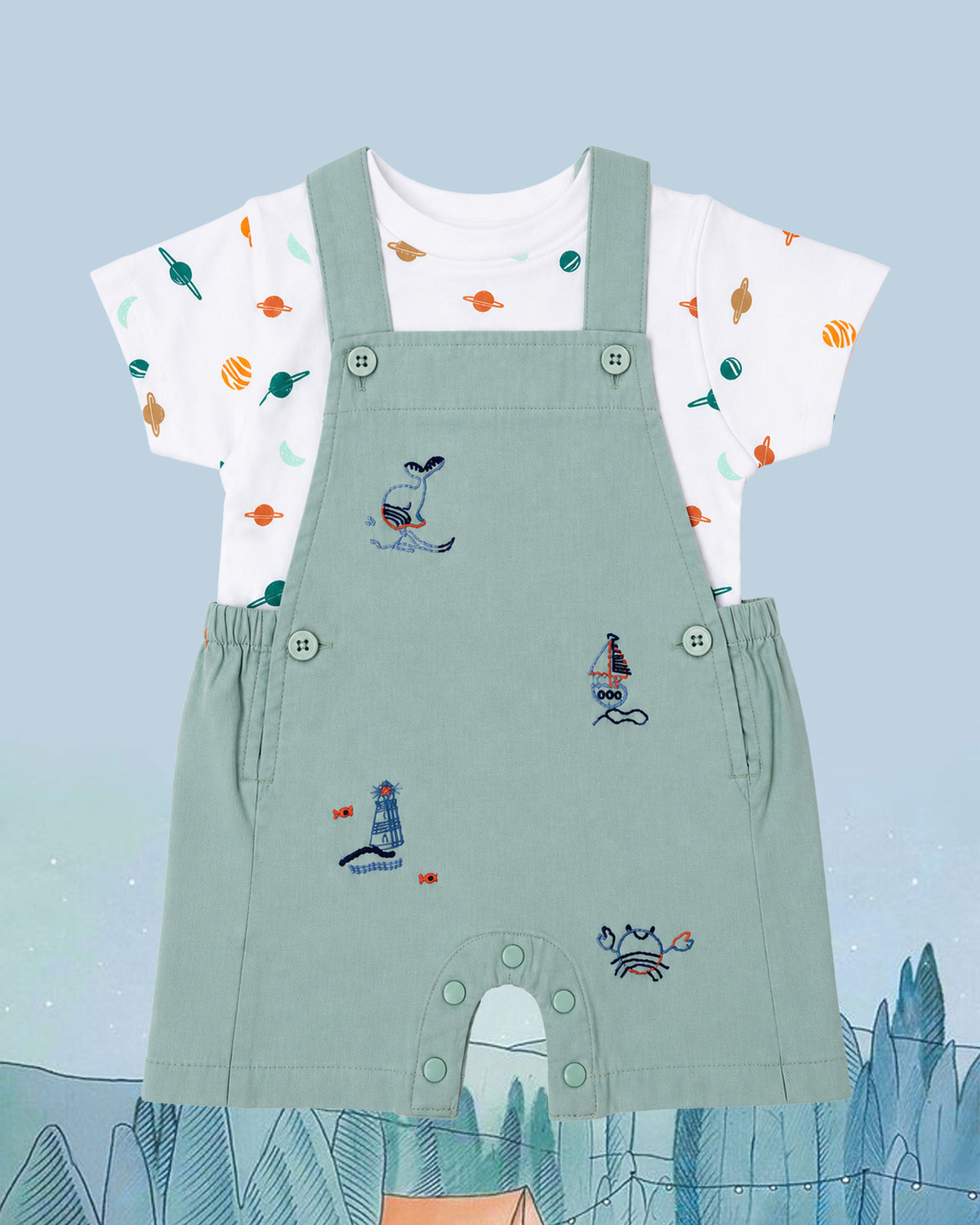 Nuberry Boys Dungaree | Made for Play Smiles & Sweet Memories