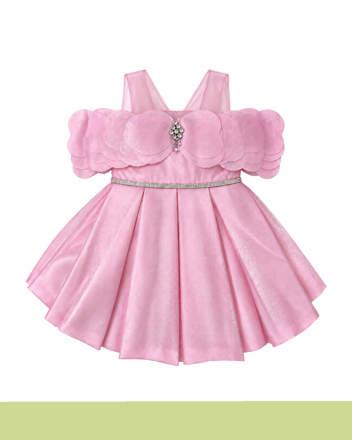 Nuberry Soft Mesh Baby Girl Party Frock | A Little Dress for Her Biggest Smiles