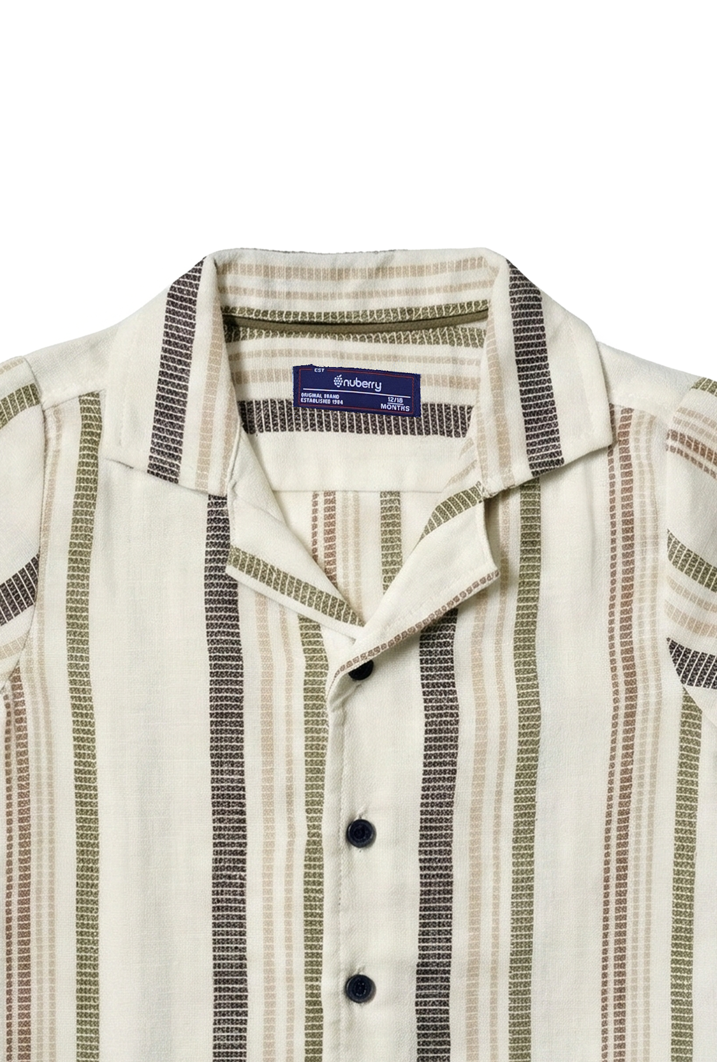 Nuberry Boys Multi-Color Shirt