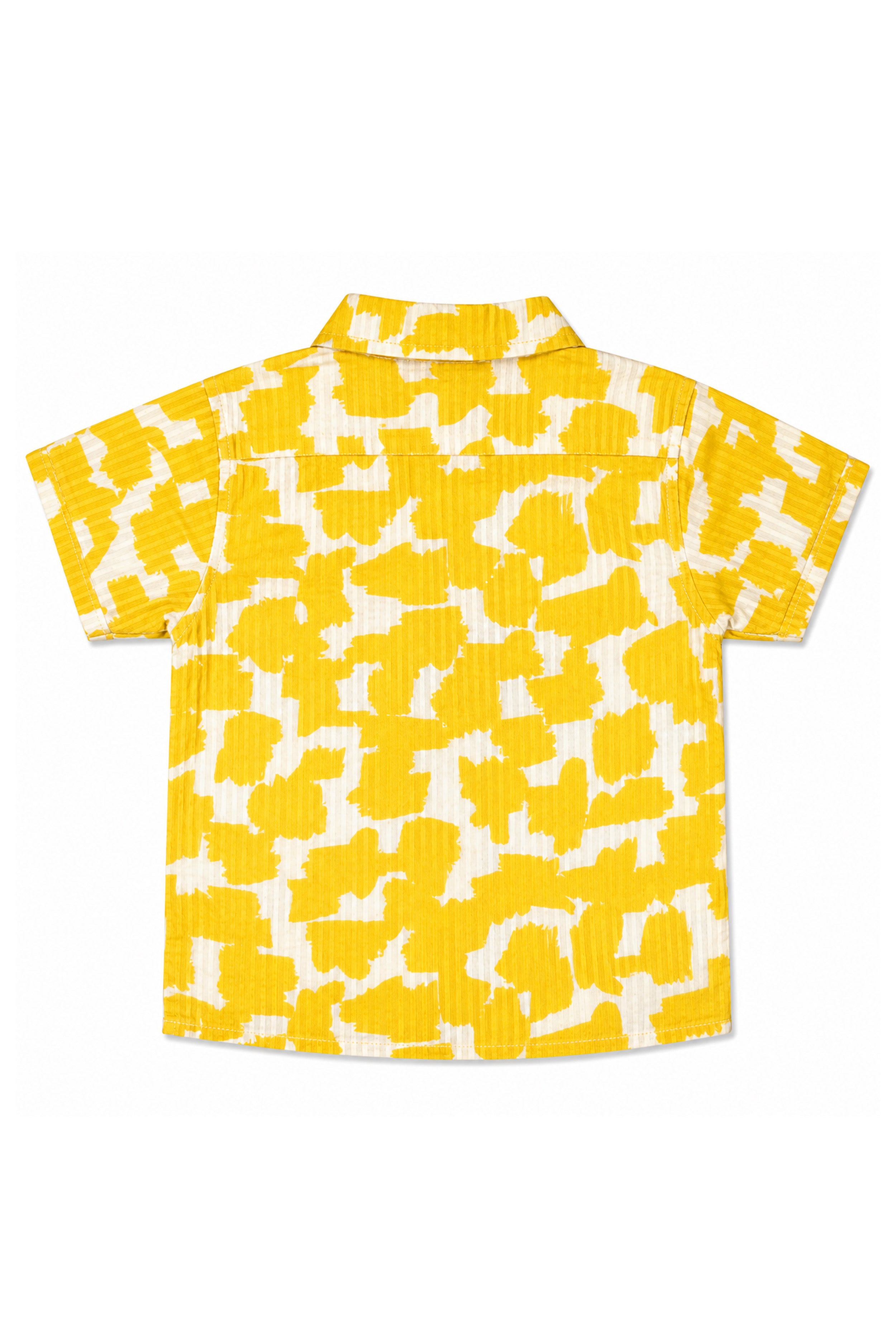 Nuberry Boys Trendy Half Sleeve Shirt | Playful Prints & Front Pocket Style